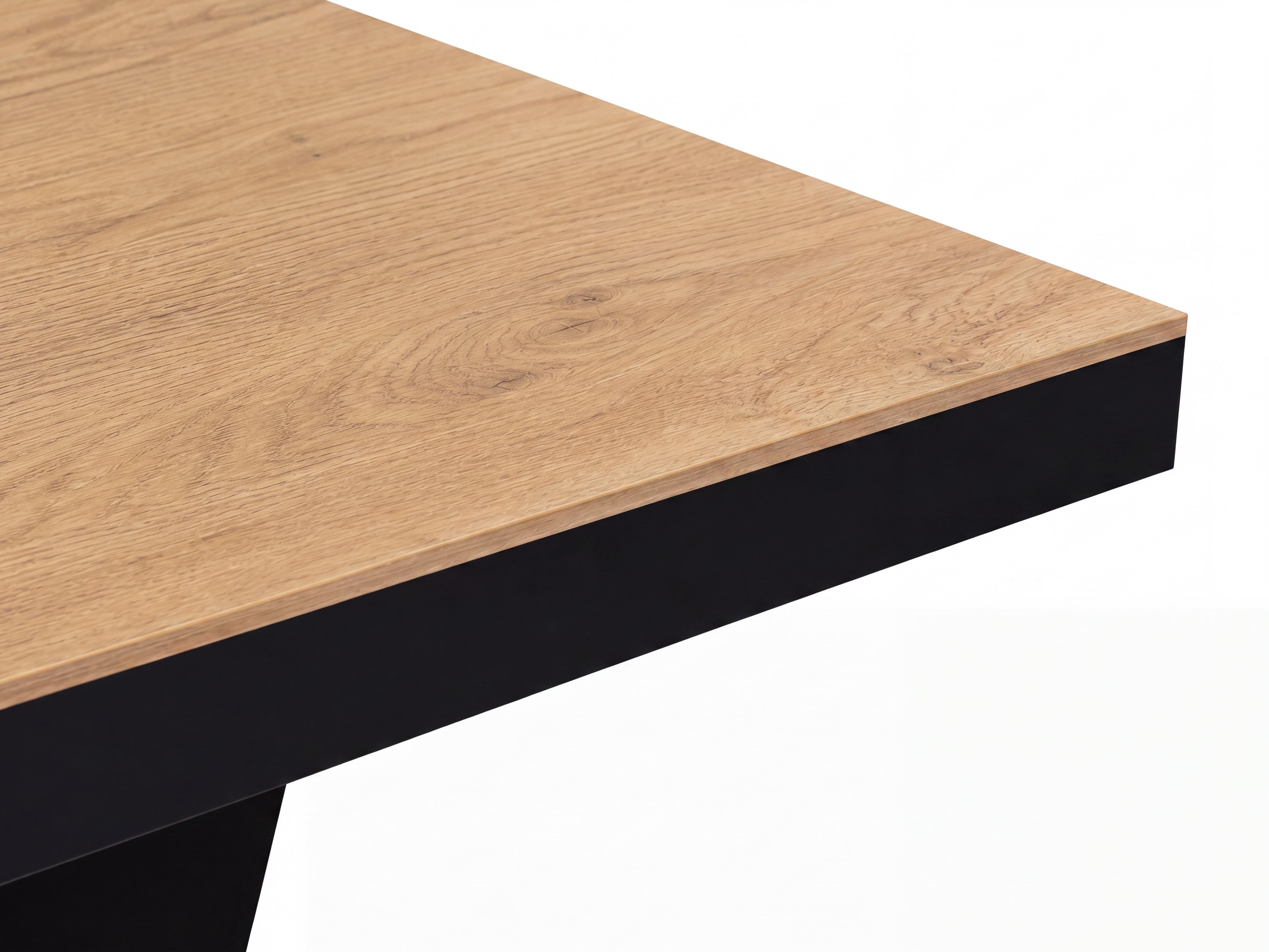 Mesa Hoboken 101 (Carvalho + Preto brilhante)