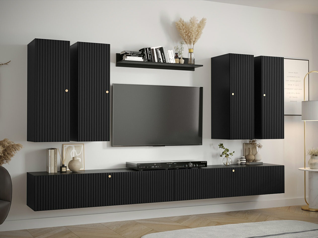 Móvel de TV Anulio II (Preto)