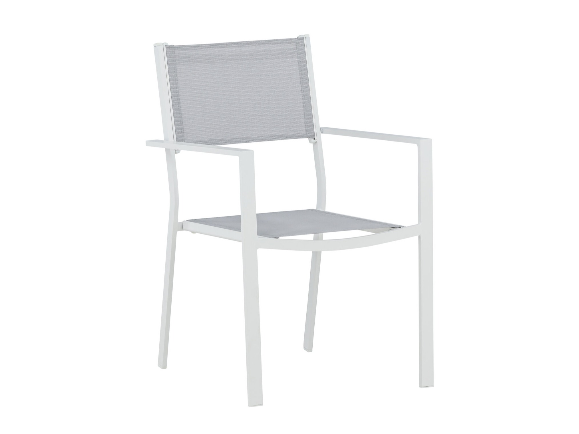 Cadeira para o exterior Dallas 746 (Branco + Cinzento)