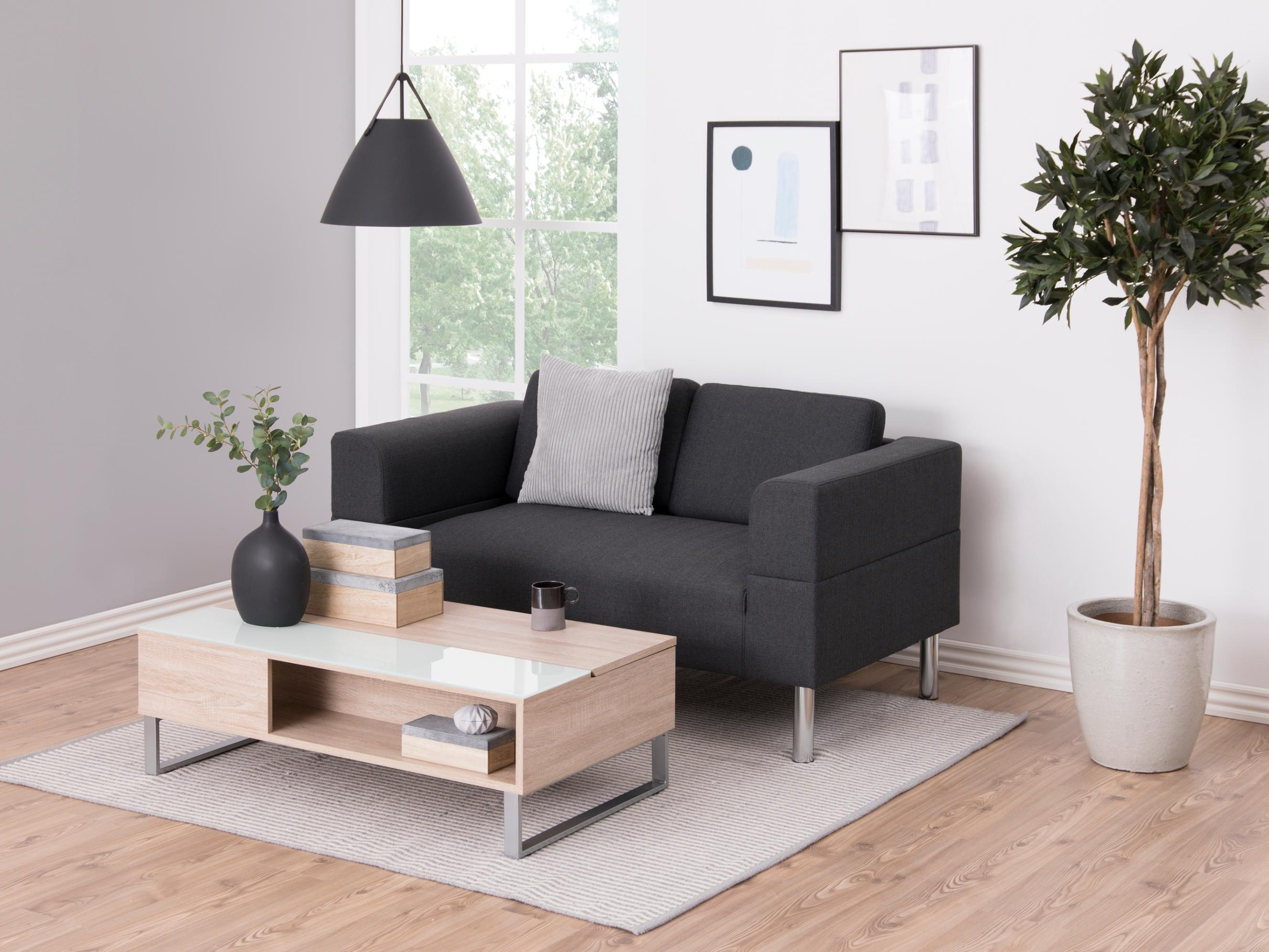 Mesa de centro extensível Norsica 126