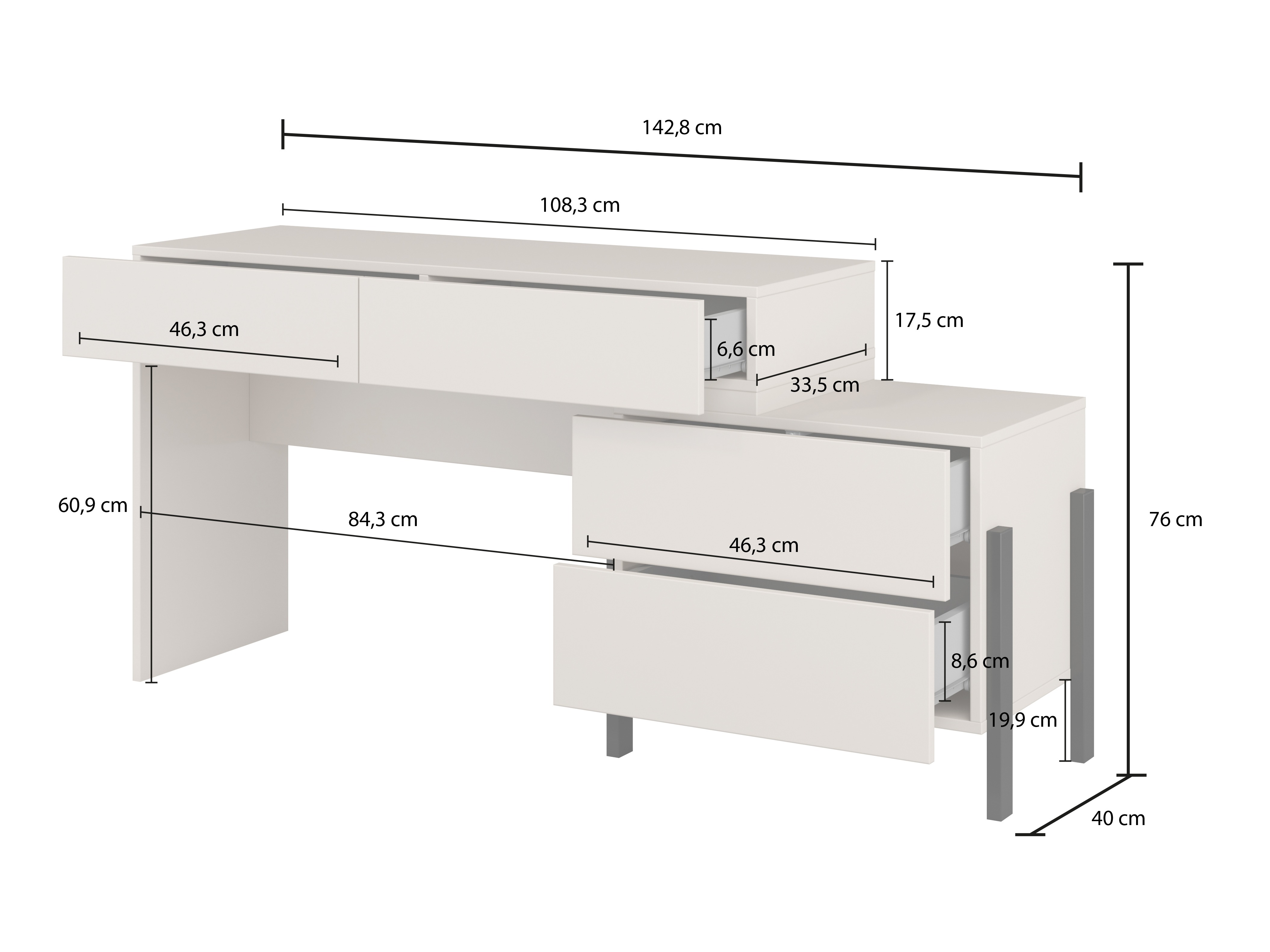 Mesa de escritório SP7019