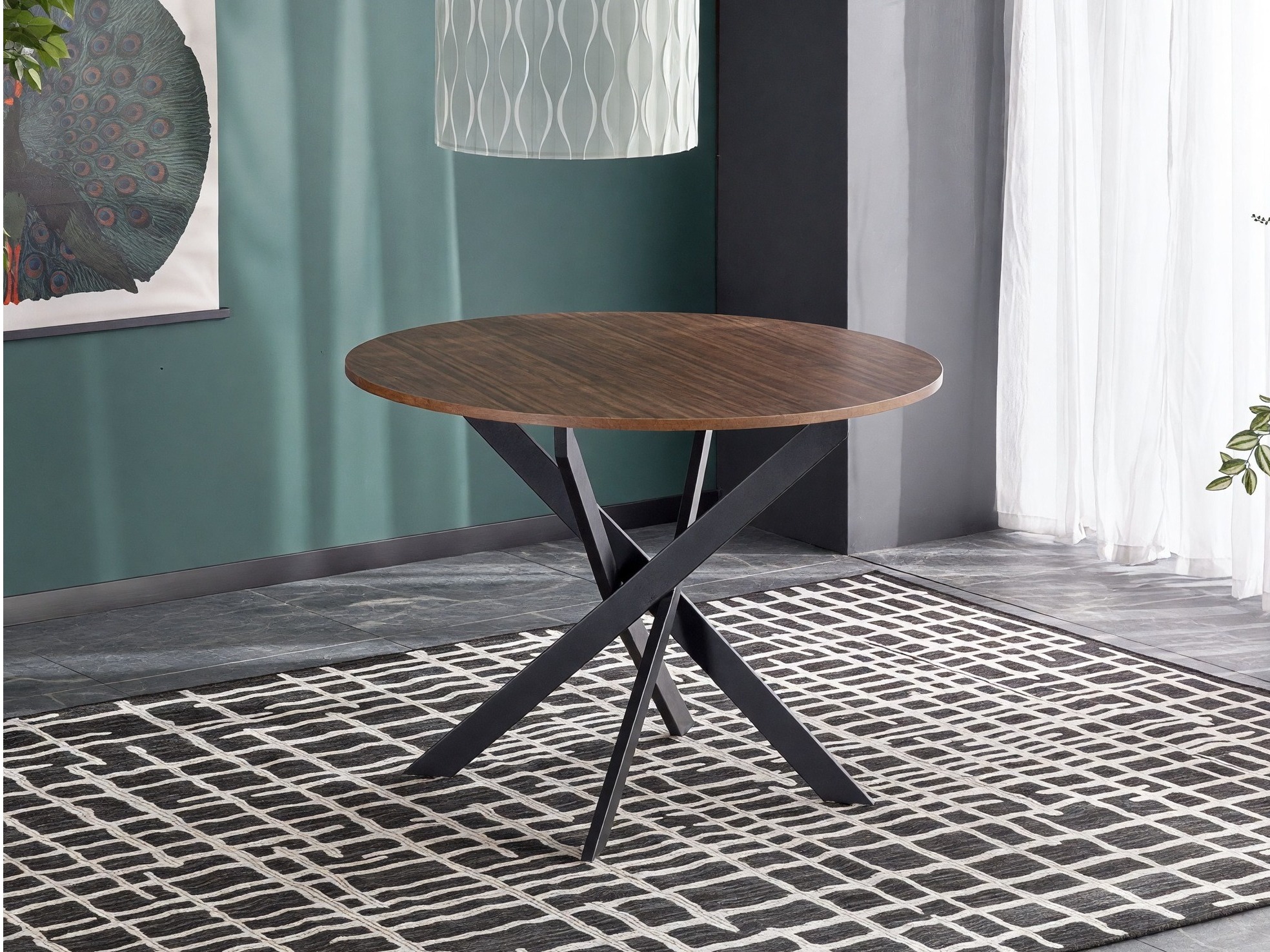 Mesa Houston 1788 (Nogueira + Preto)