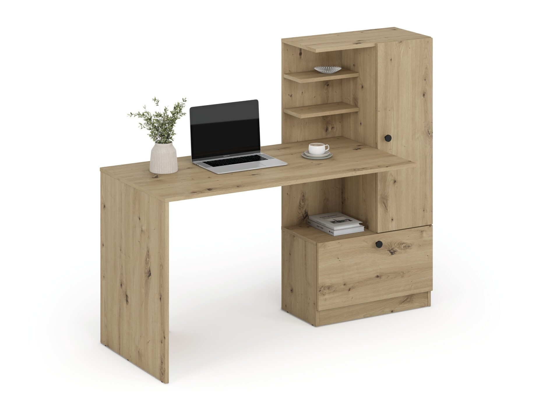 Mesa de escritório Houston 2148 (Carvalho Artisan)