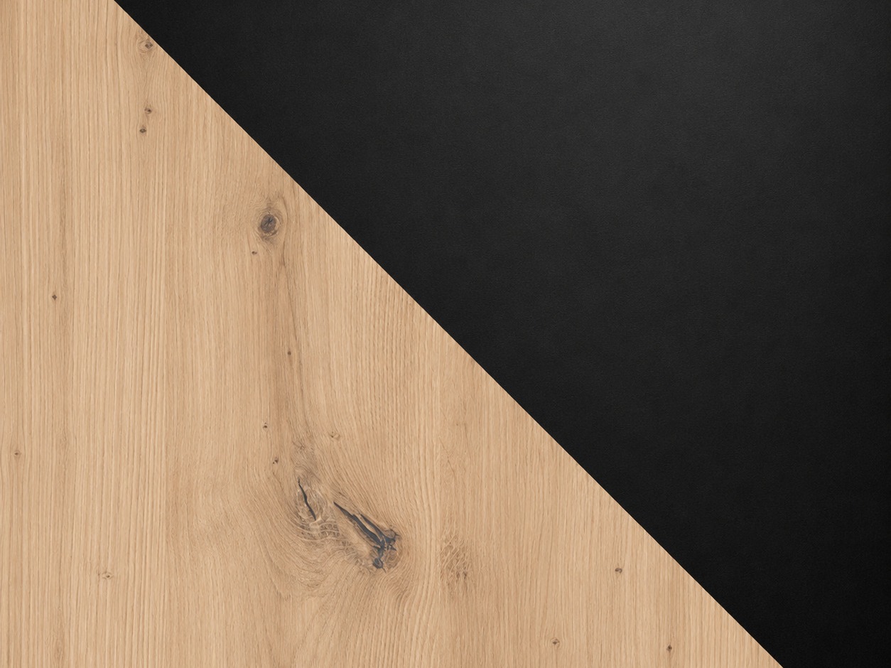Mesa Victorville 328 (Preto + Carvalho Artisan)