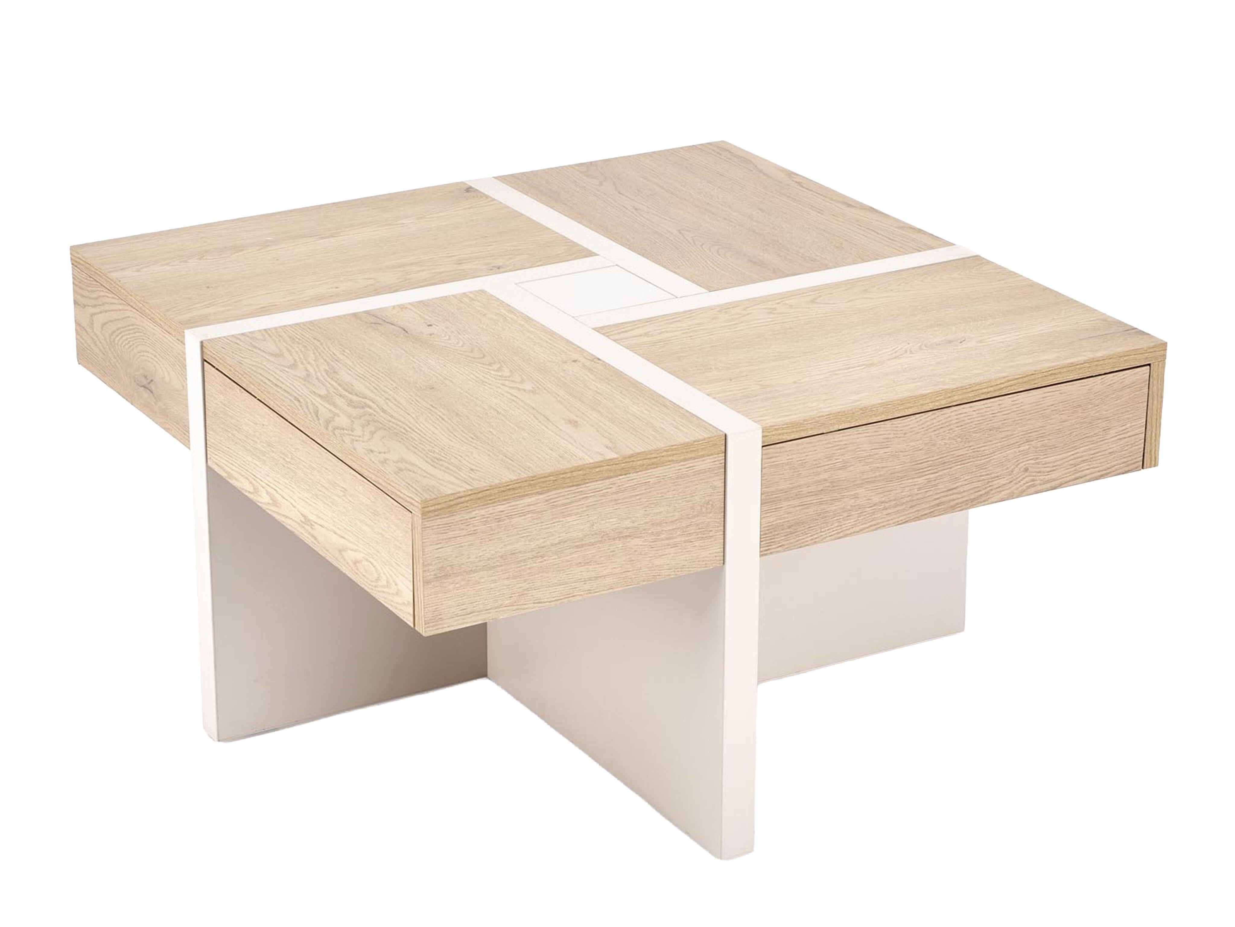 Mesa de centro Houston 1698 (Carvalho Cremona + Caxemira)