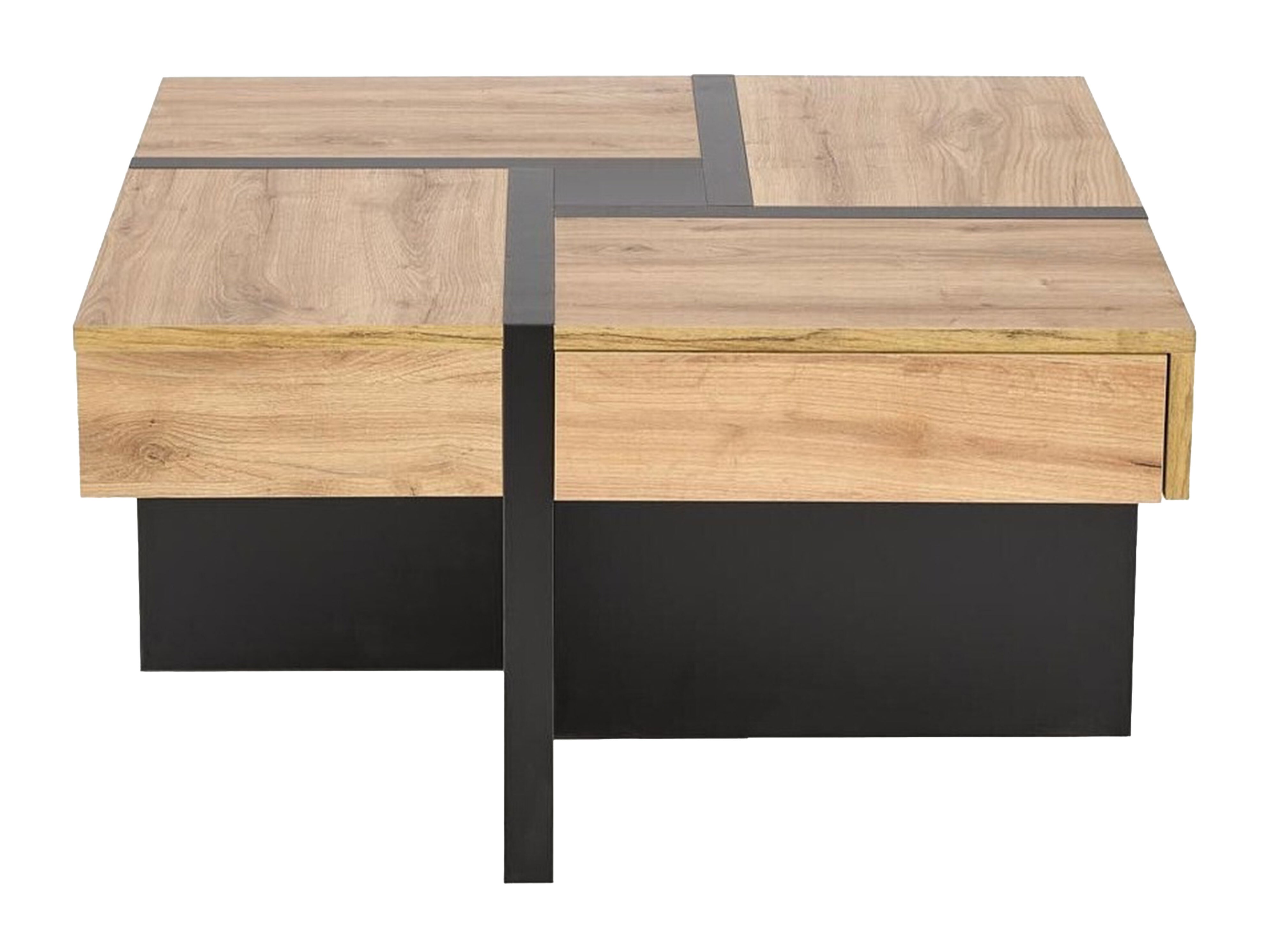 Mesa de centro Houston 1698 (Craft carvalho + Preto)