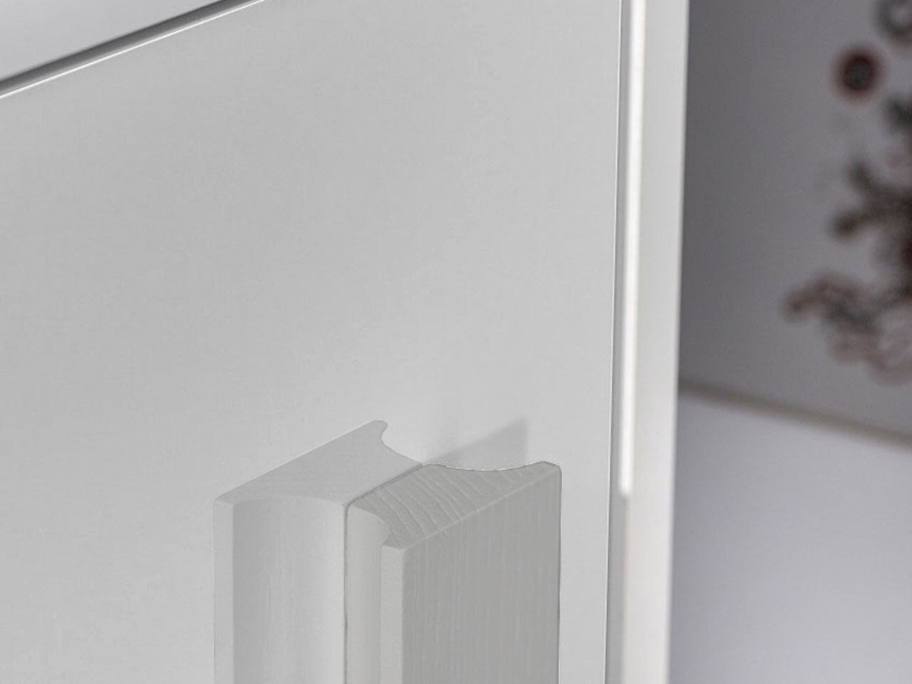 Estante Merevari 104 (Branco + Branco brilhante + Cinzento)