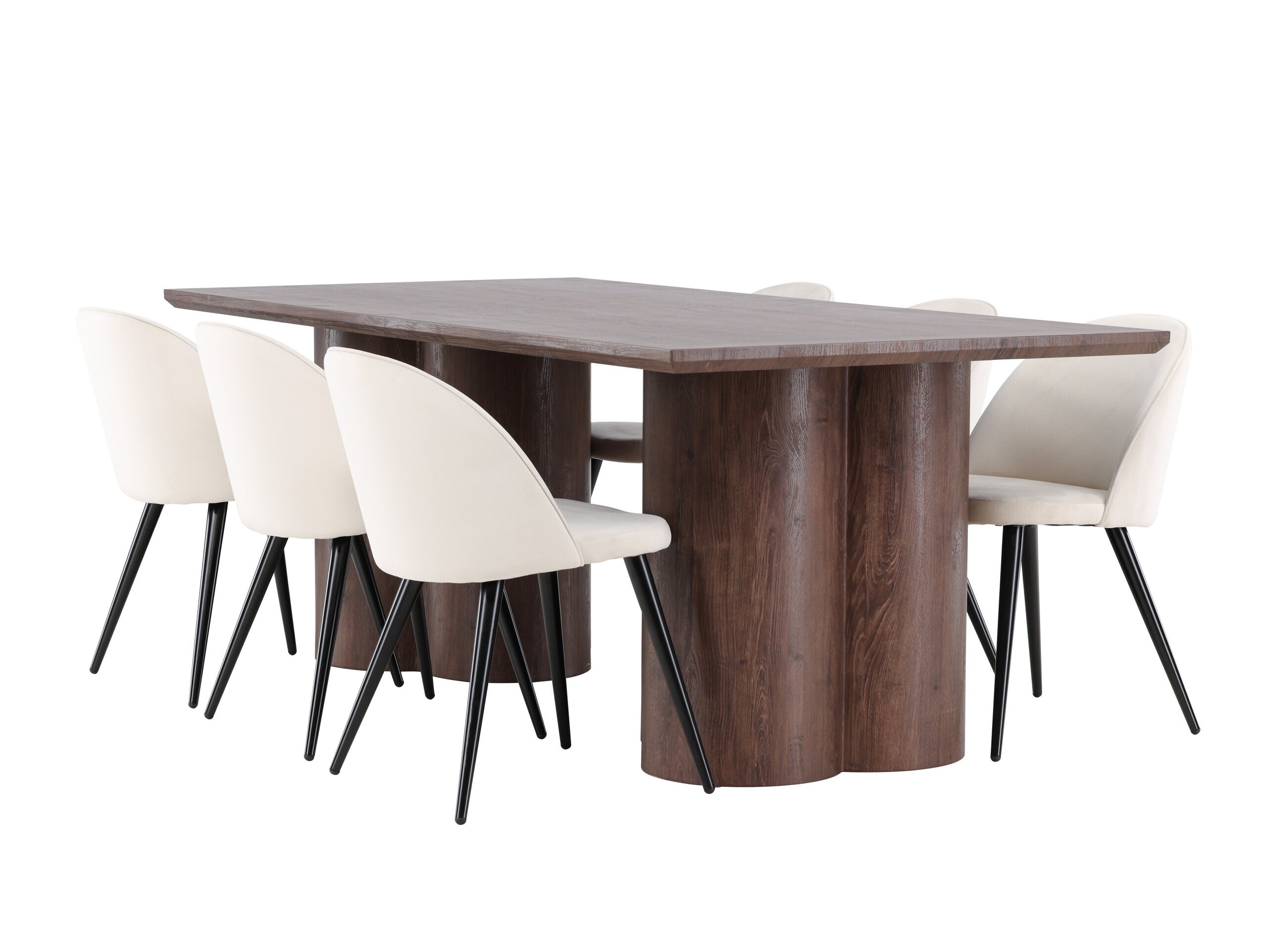 Conjunto para refeições Dallas 5330 (Castanho)