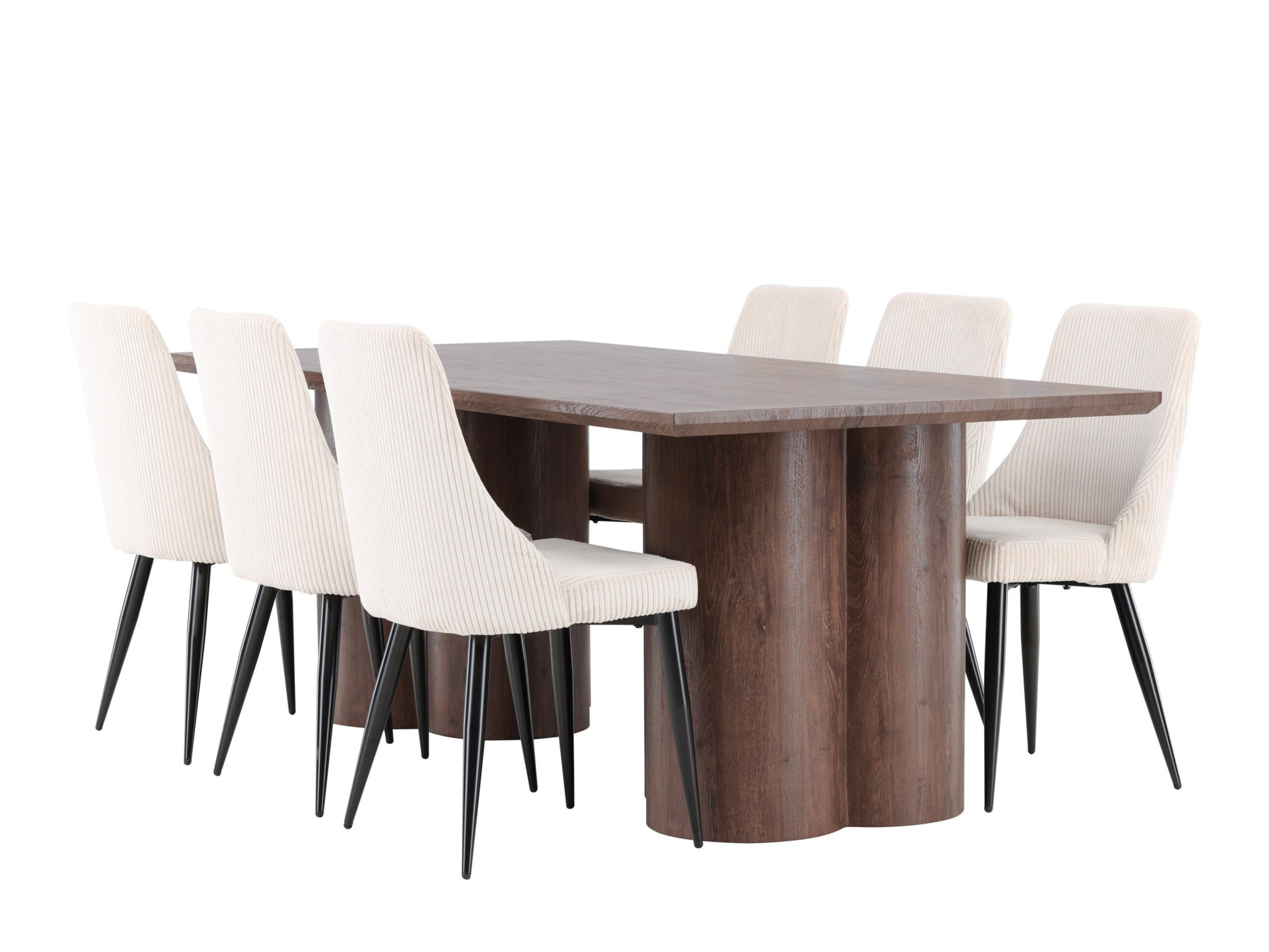 Conjunto para refeições Dallas 5179 (Castanho)