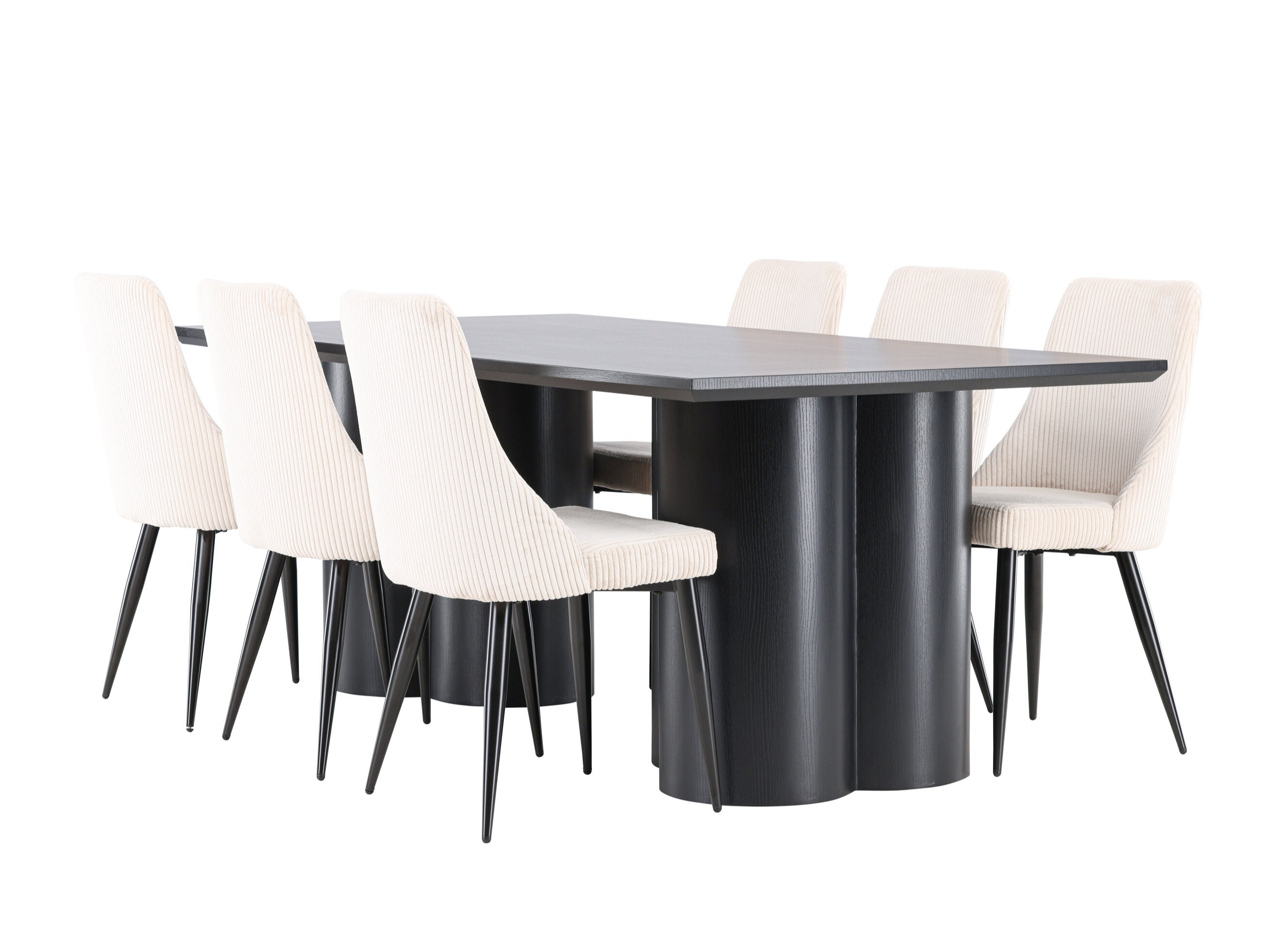 Conjunto para refeições Dallas 5179 (Preto)