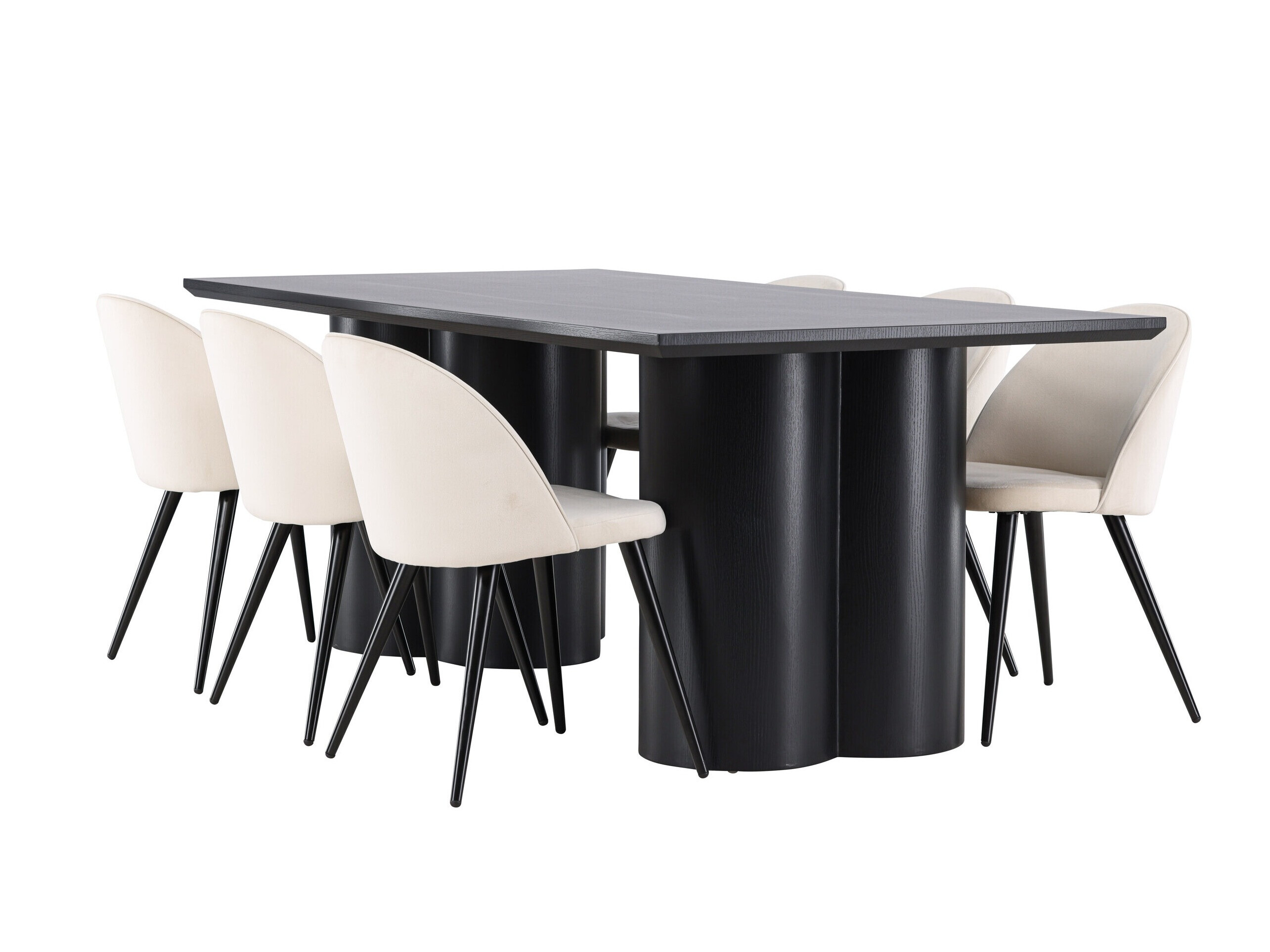 Conjunto para refeições Dallas 5330 (Preto)