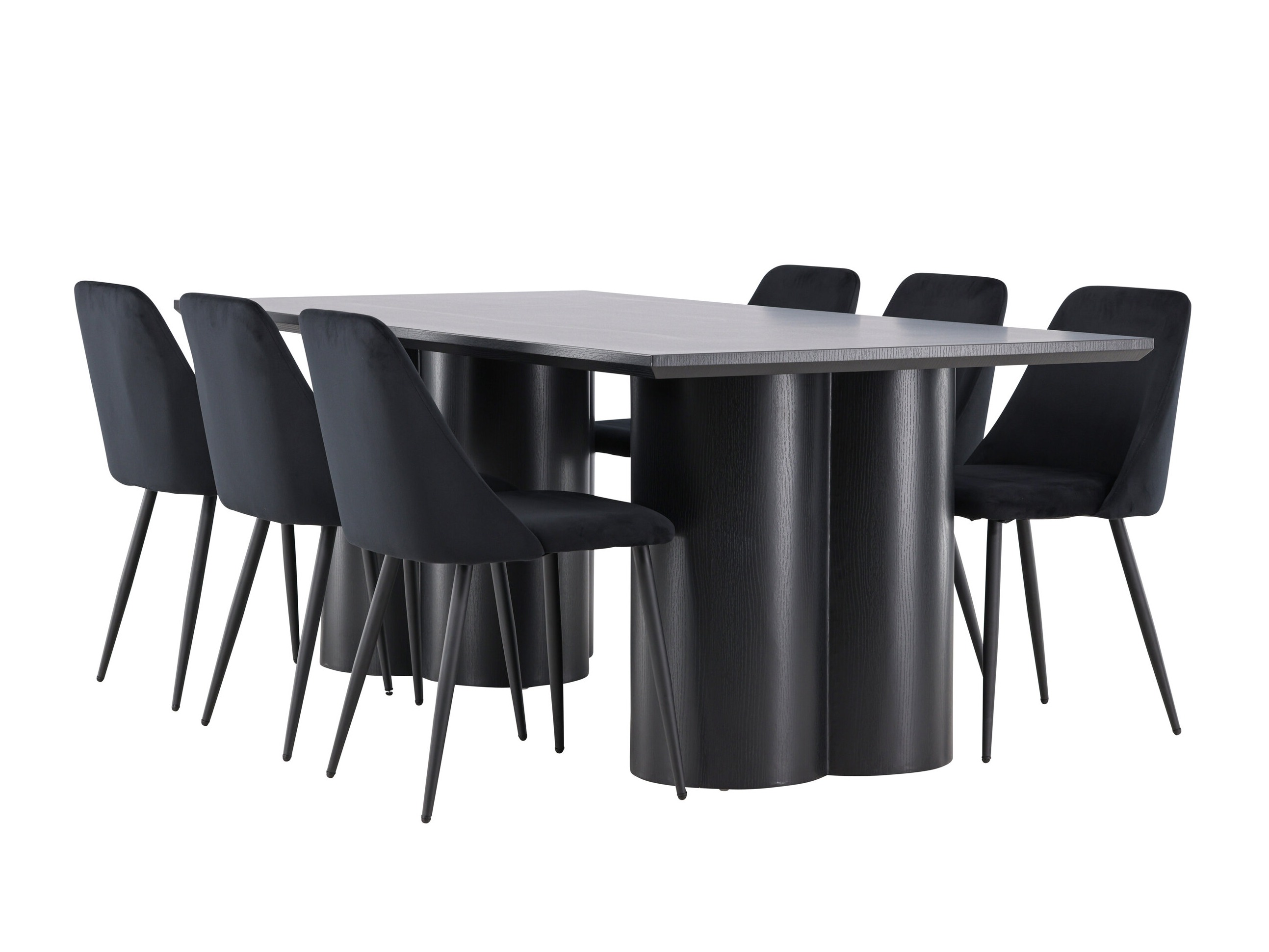 Conjunto para refeições Dallas 5182 (Preto)