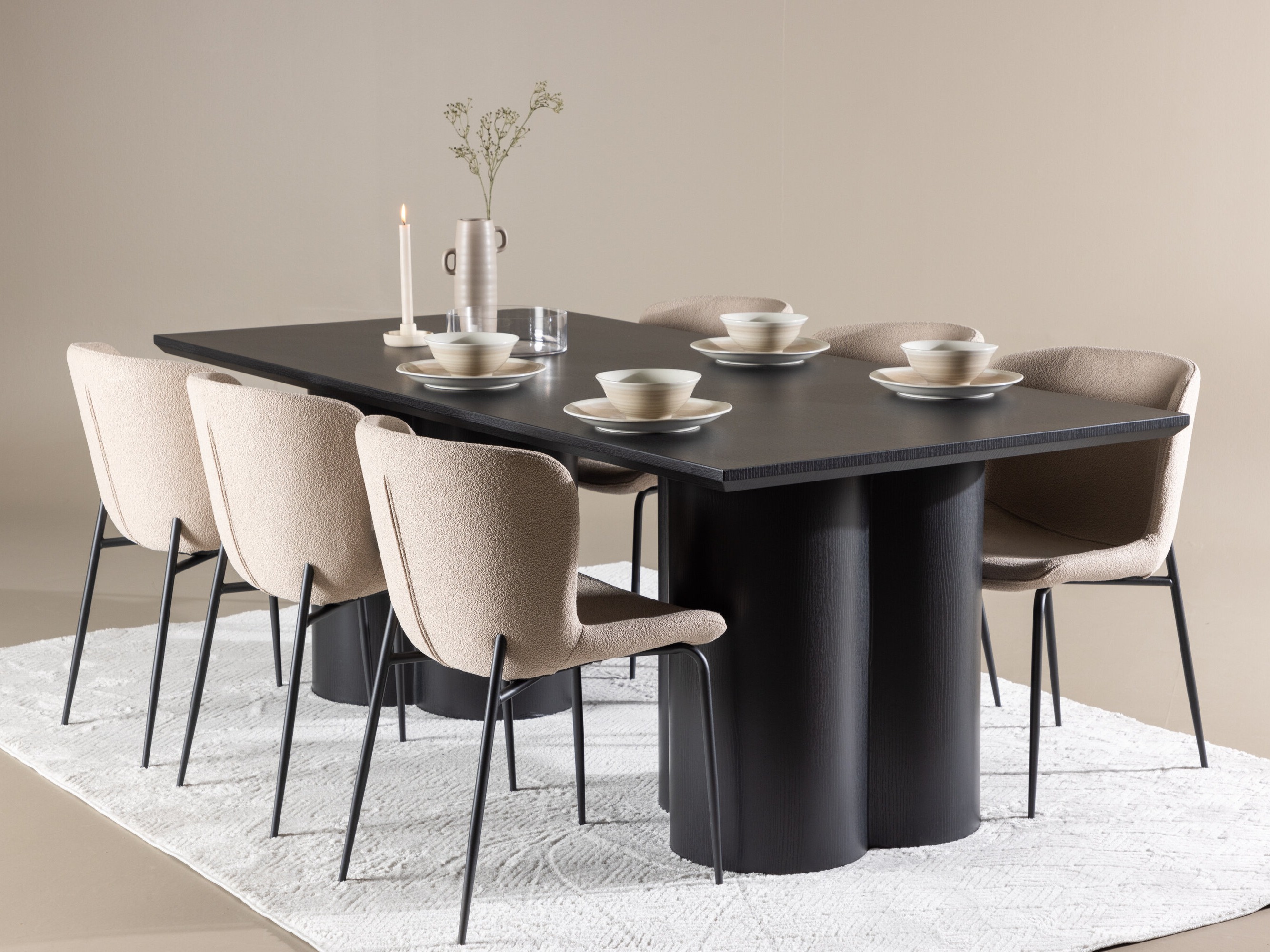 Conjunto para refeições Dallas 5343 (Bege)