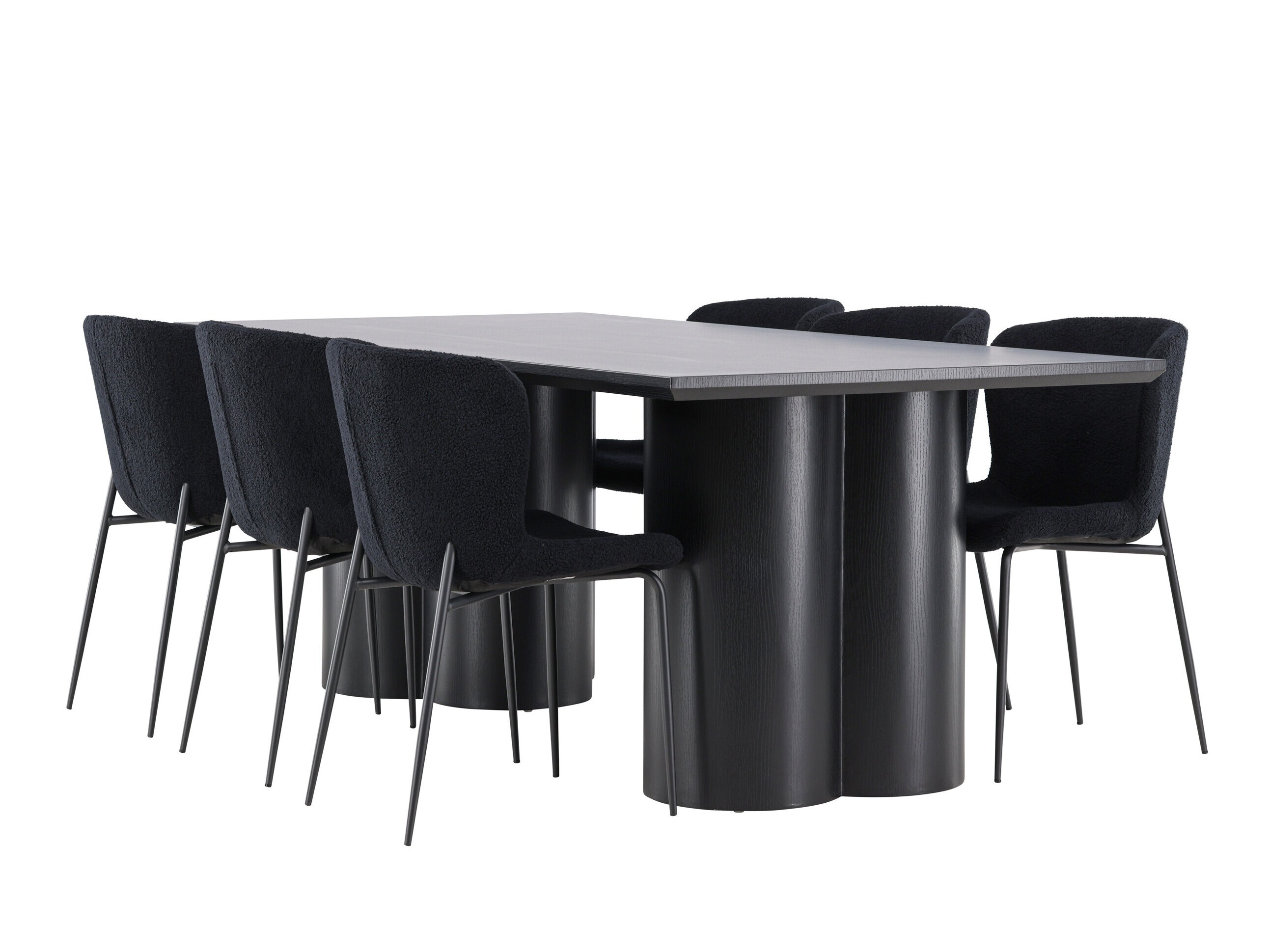 Conjunto para refeições Dallas 5343 (Preto)