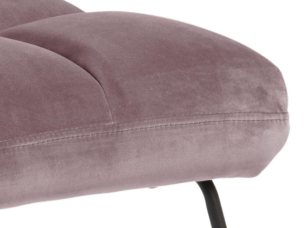 Poltrona Norsica 370 (Rosa Dusty + Preto)