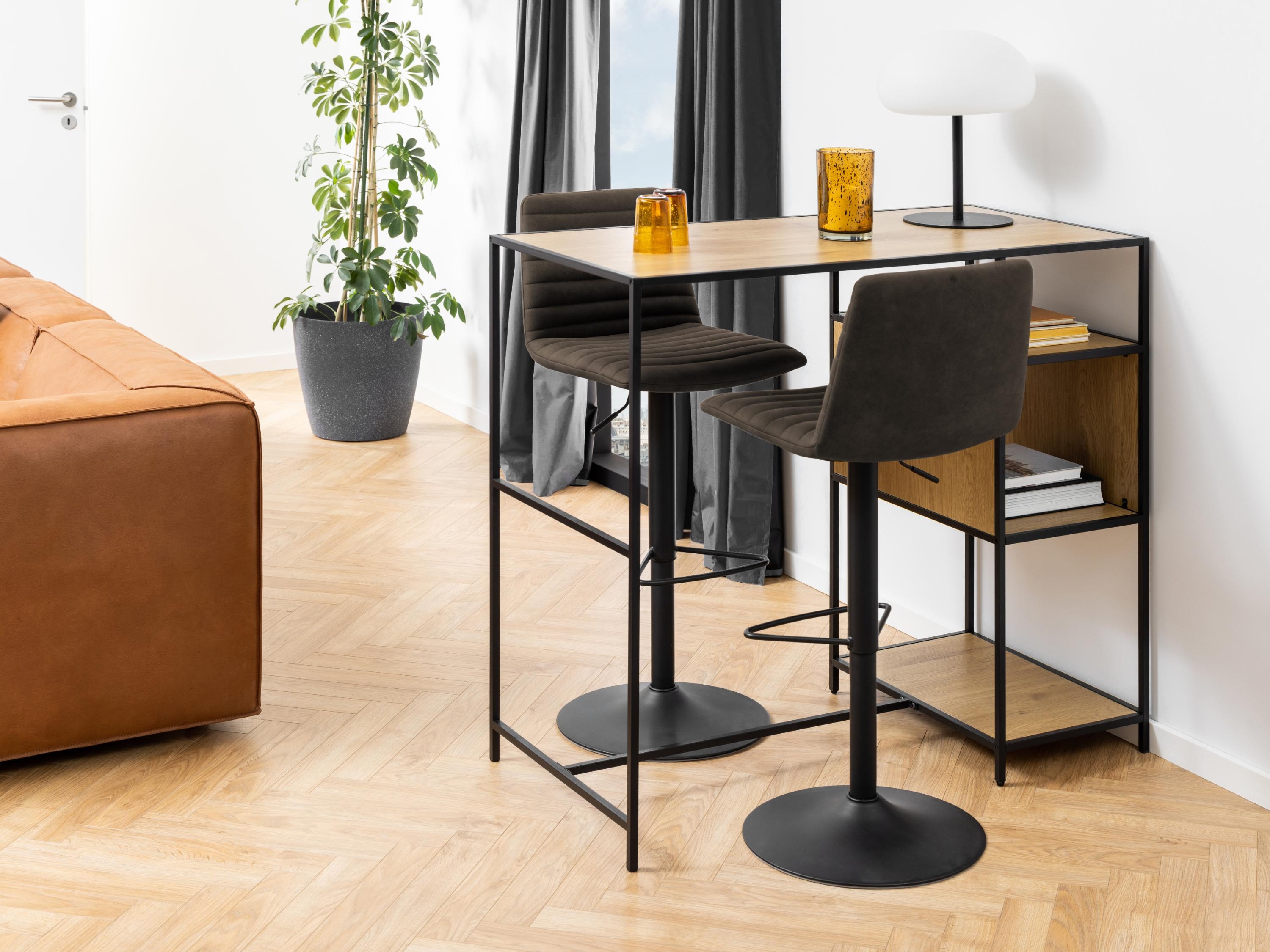 Banco de bar Norsica 501 (Antracite + Preto)