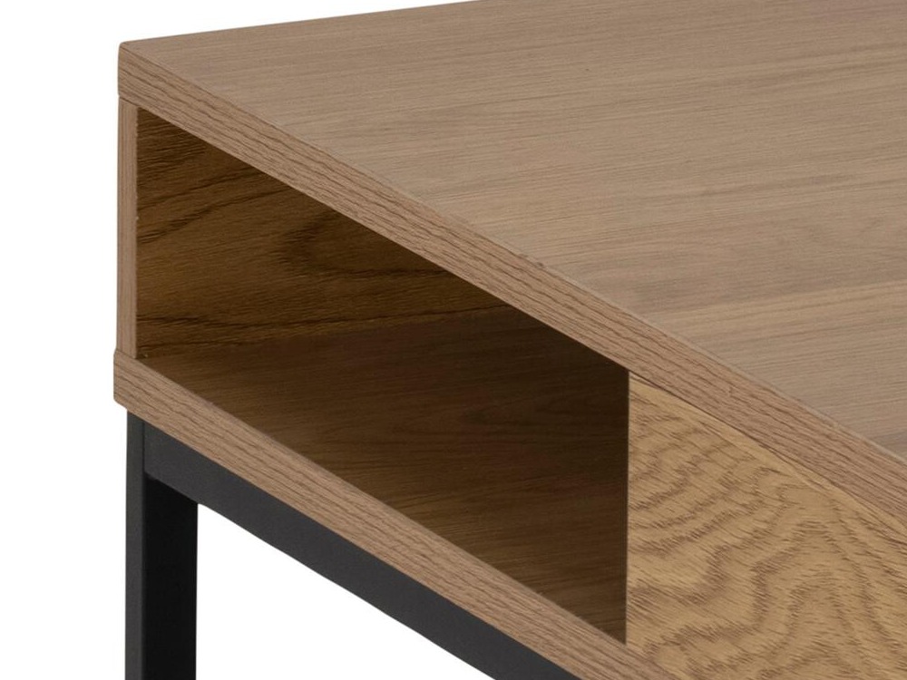 Mesa de centro Norsica 477 (Carvalho selvagem + Preto)