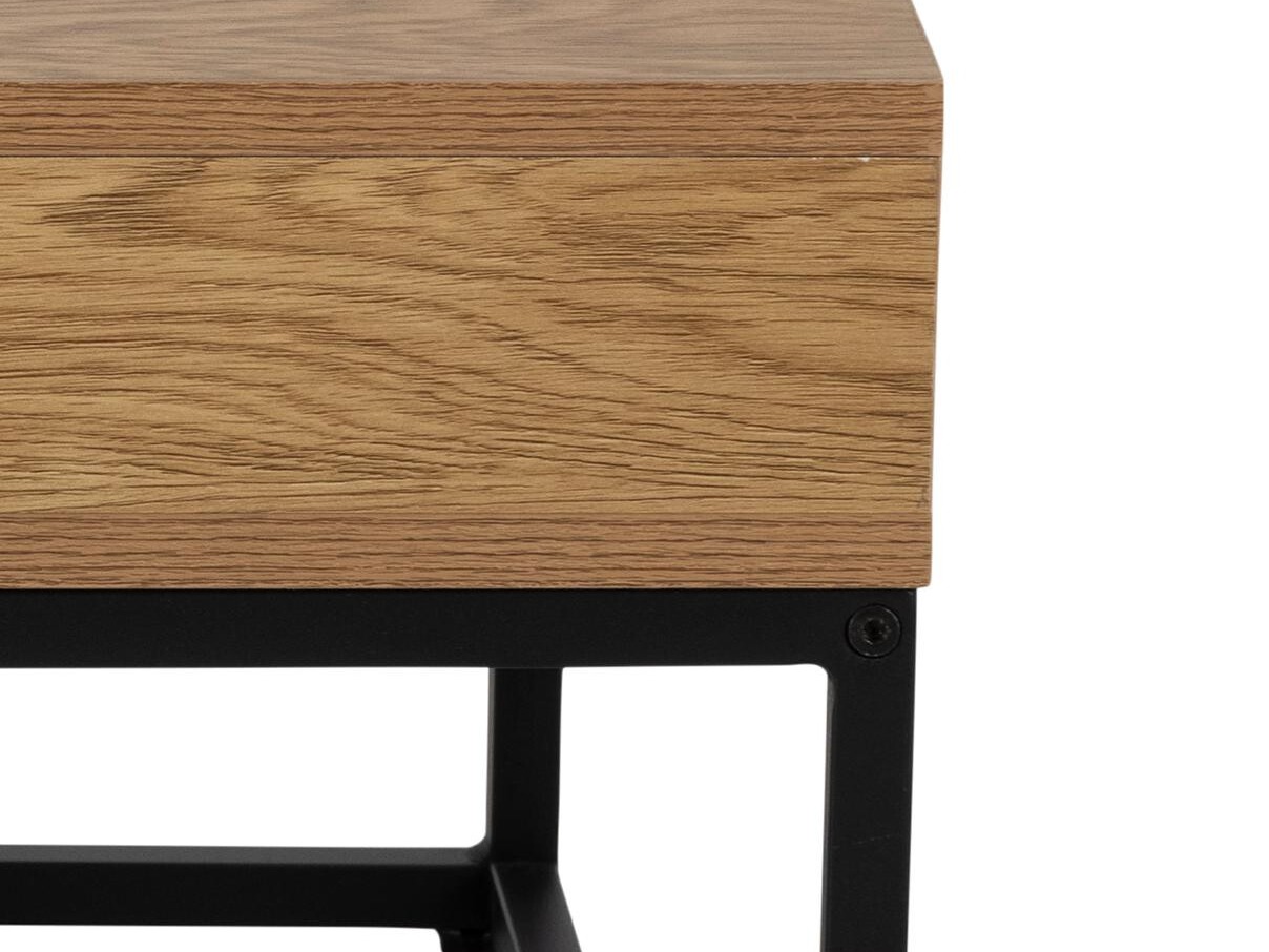 Mesa de centro Norsica 477 (Carvalho selvagem + Preto)
