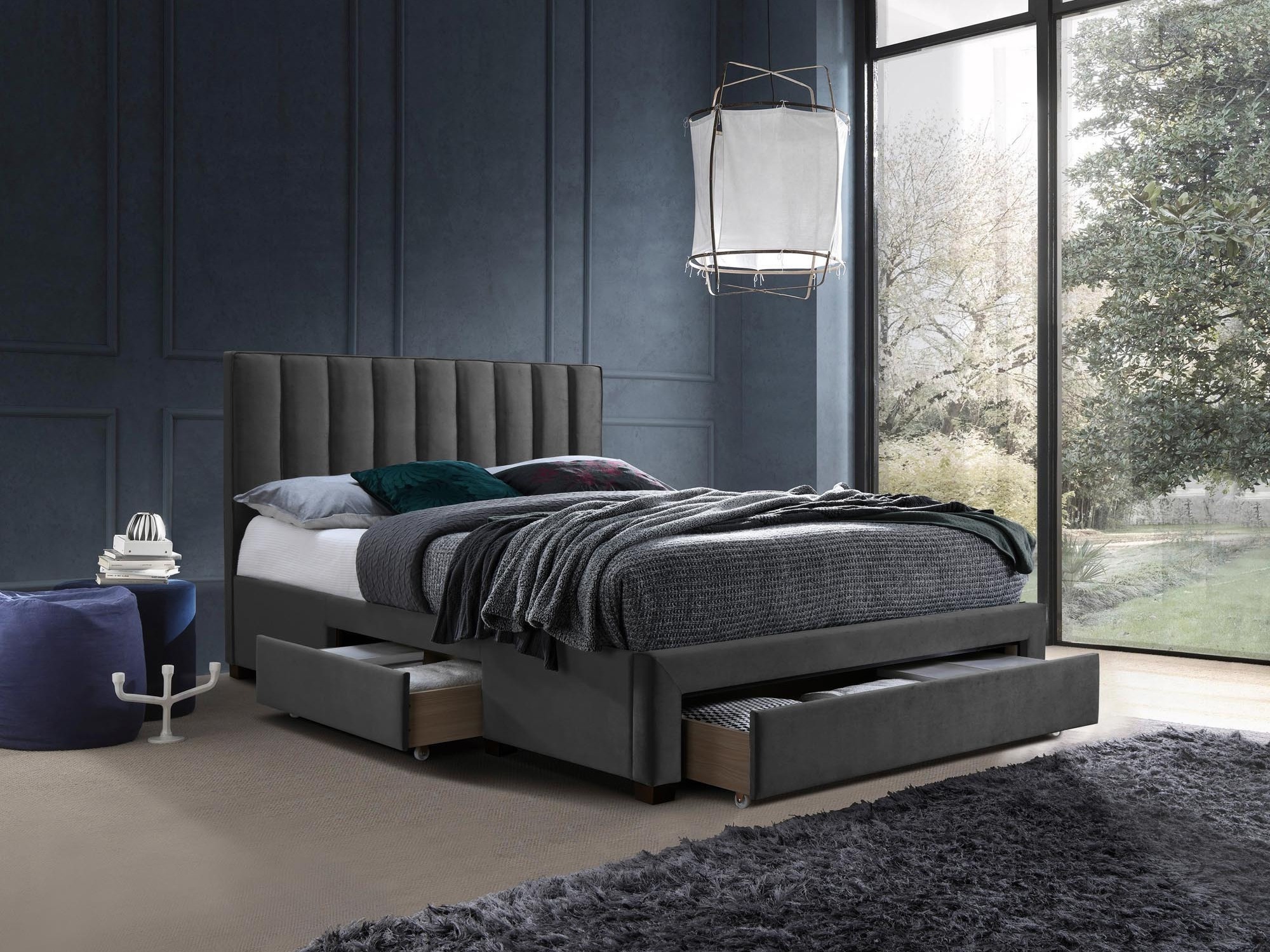 Cama Houston Fides (Cinzento)