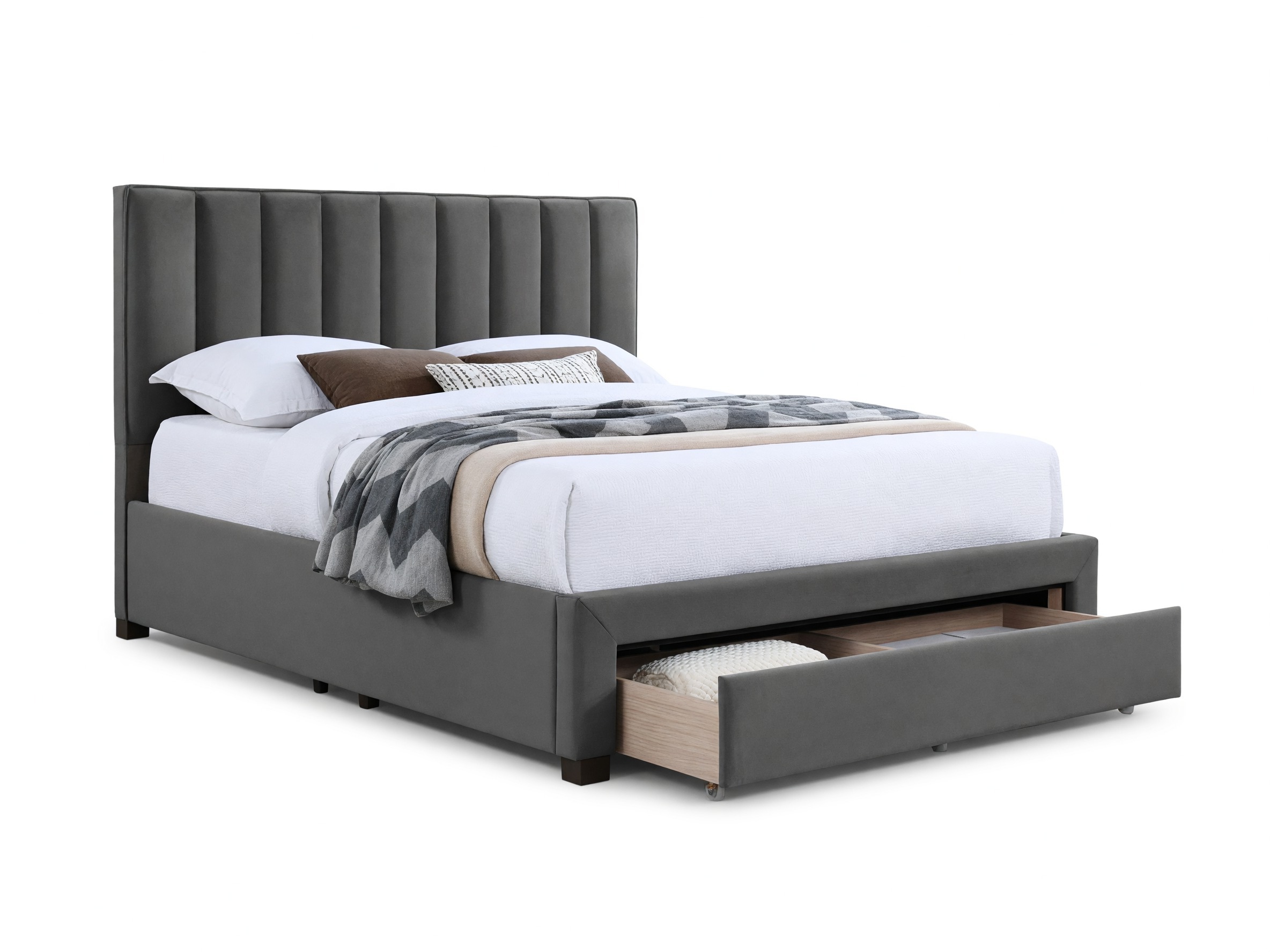 Cama Houston Fides (Cinzento)