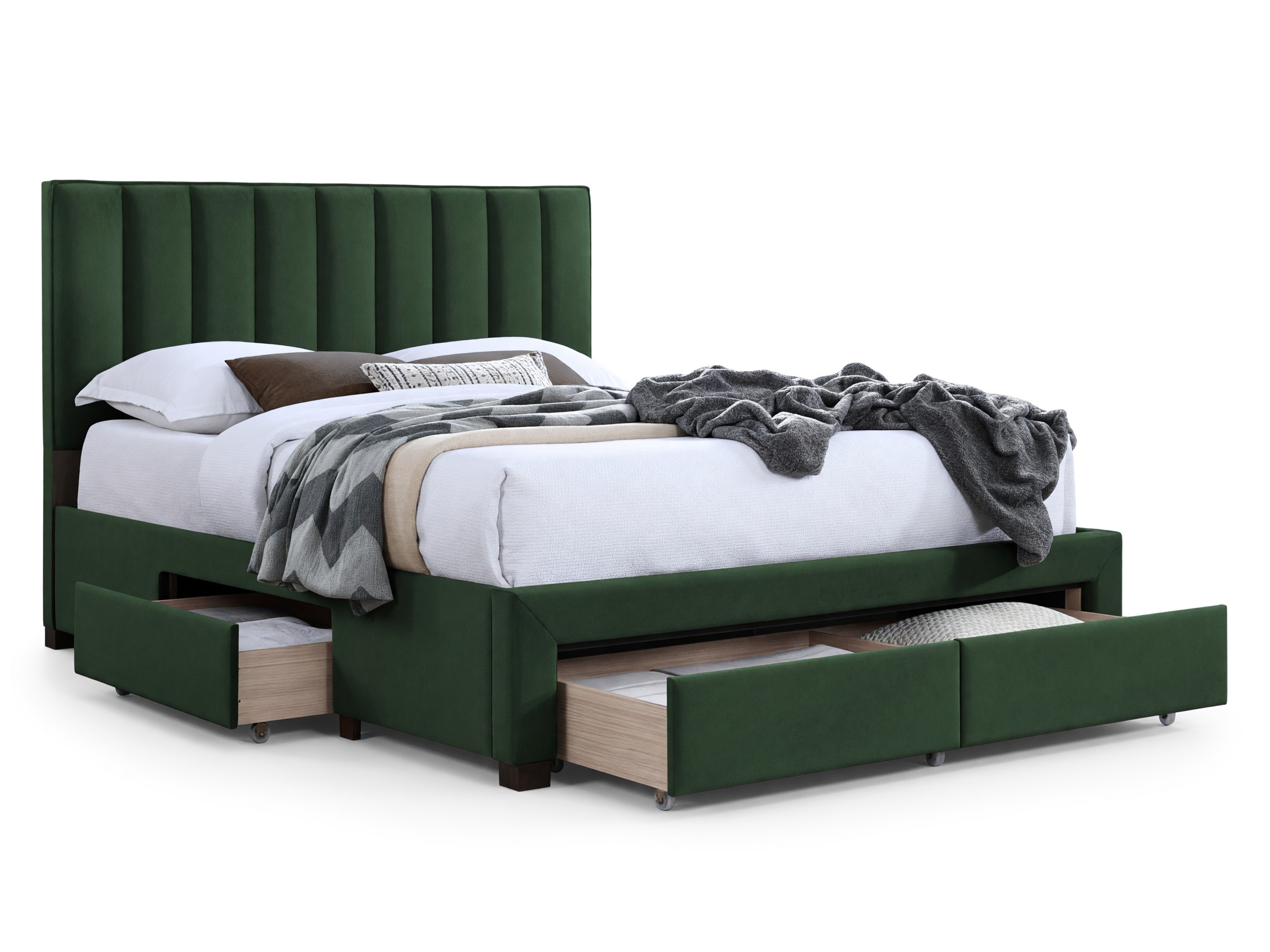 Cama Houston Fides (Verde escuro)