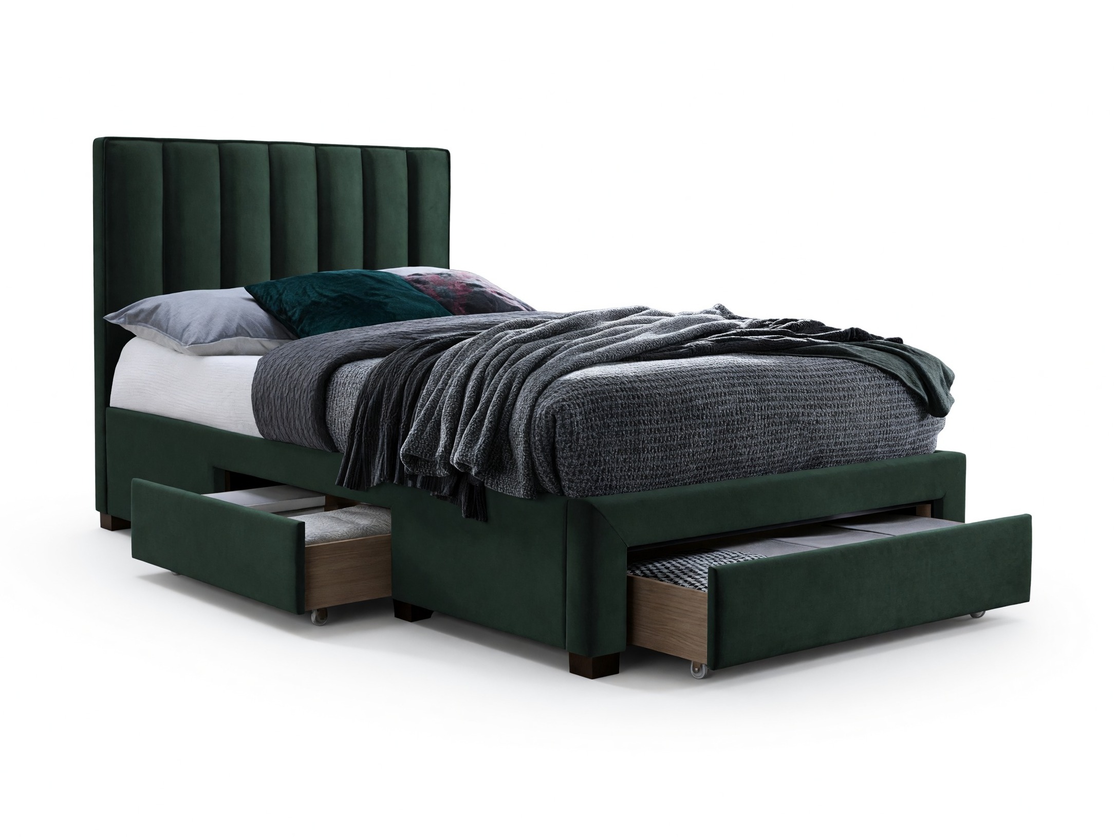 Cama Houston Fides (Verde escuro)