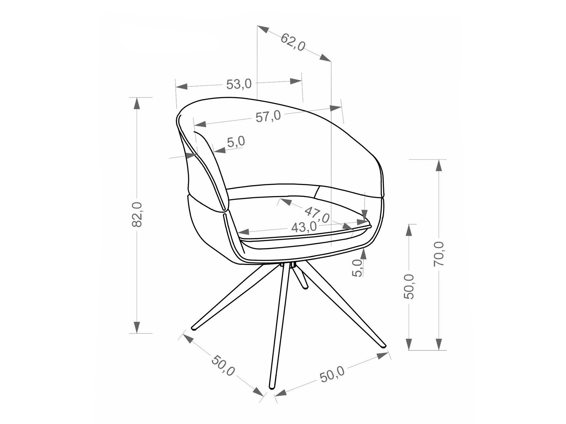 Cadeira Houston 2154 (Monte 26)