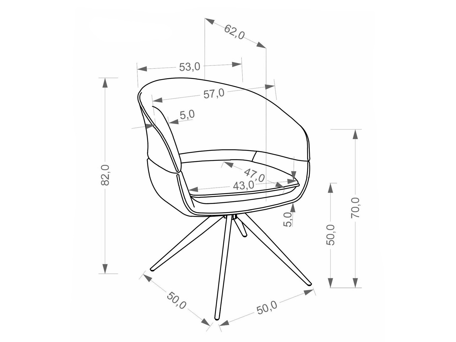 Cadeira Houston 2154 (Monte 11)