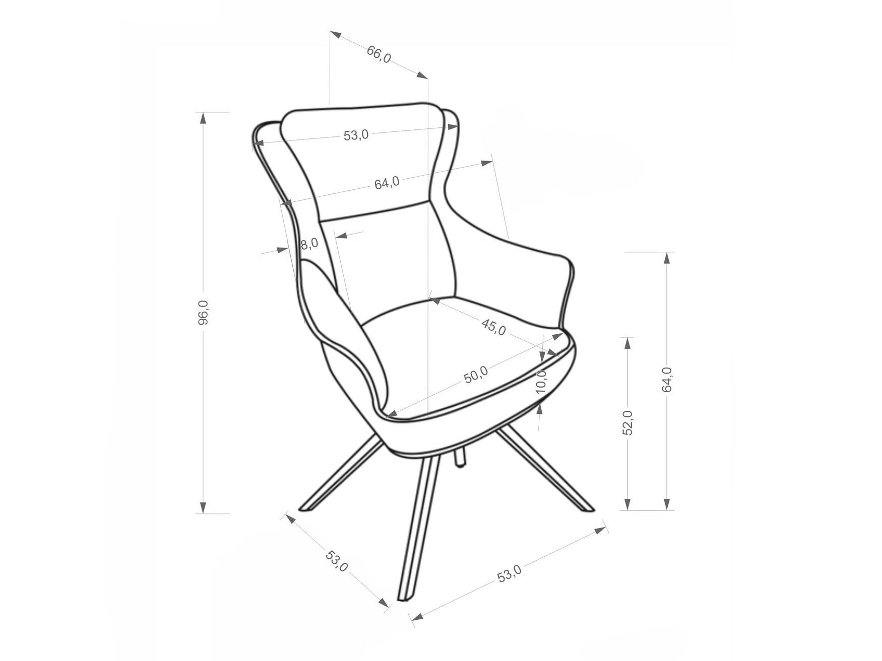 Cadeira Houston 2156 (Raven 38)