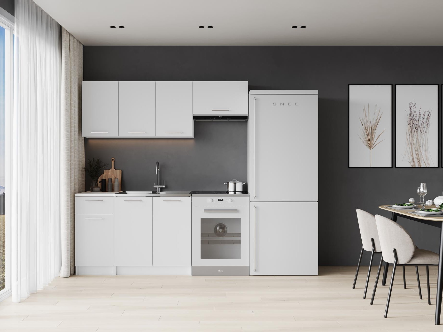 Conjunto para cozinha Houston 2164 (Branco)
