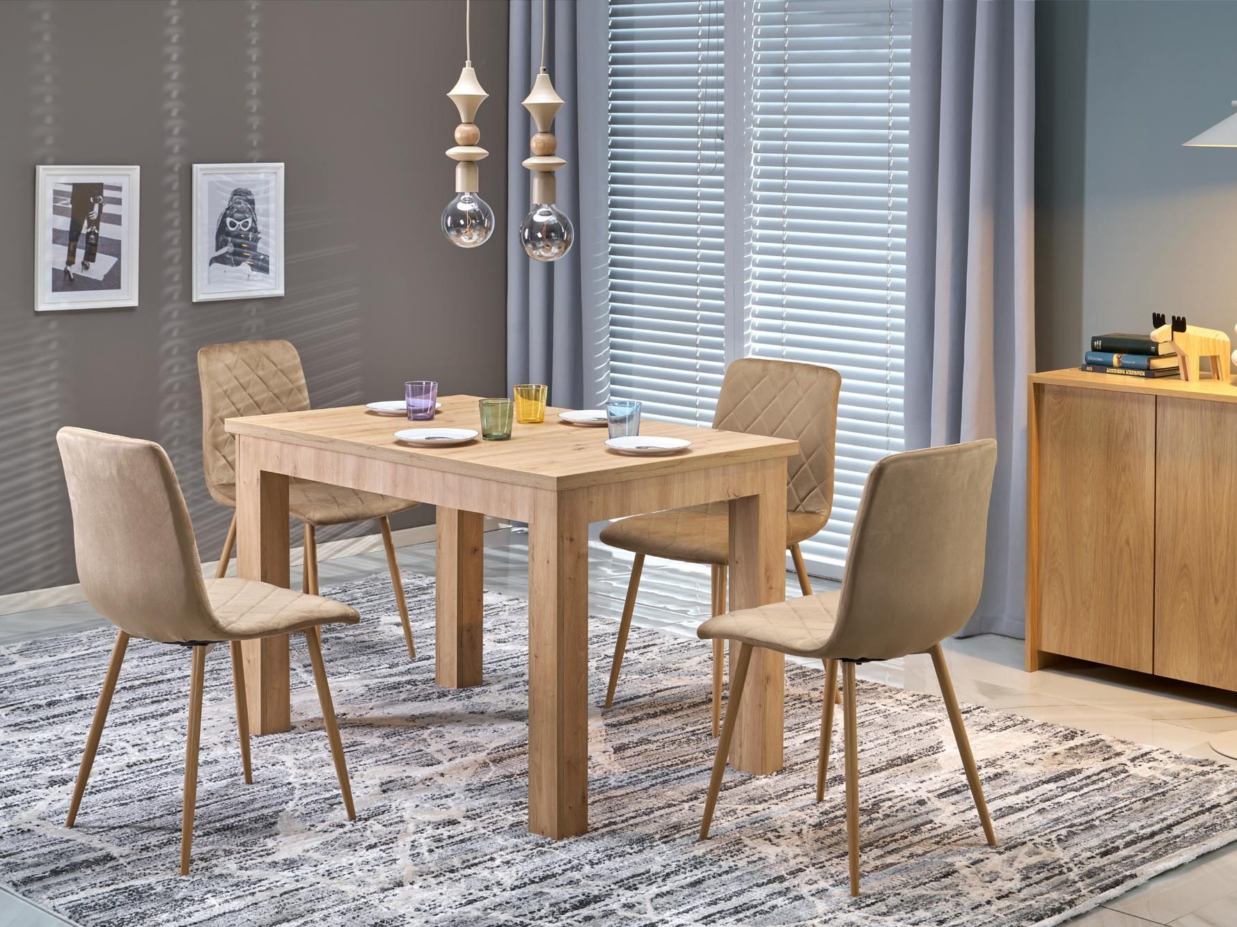 Mesa Houston 2165 (Carvalho Artisan)