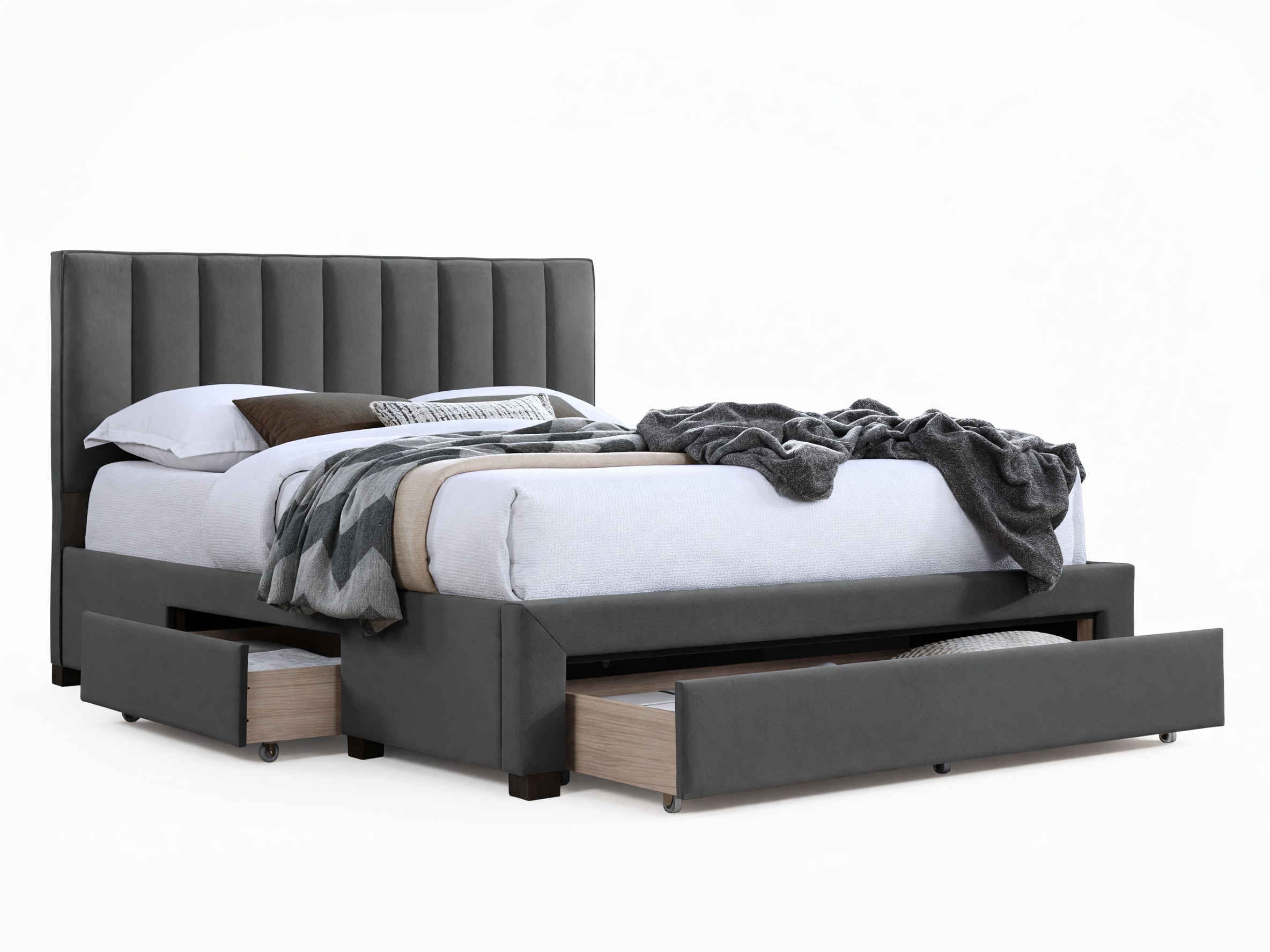 Cama Houston Fides (Cinzento)