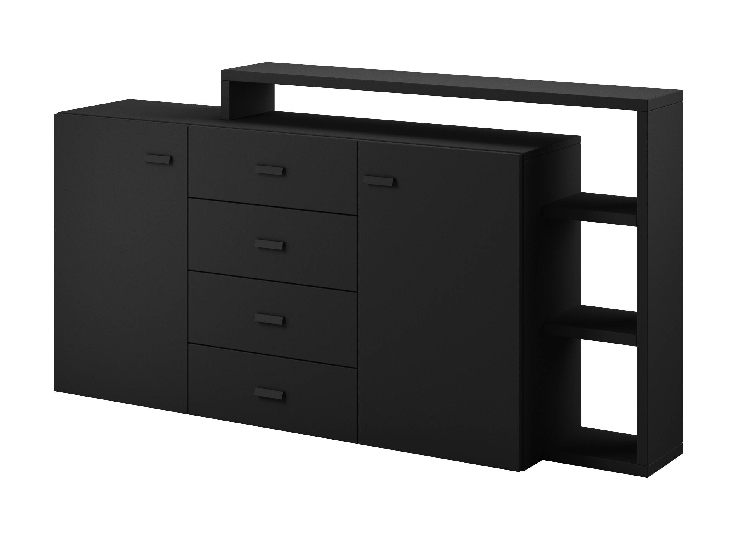 Cómoda Lutiva 106 (Preto matte)