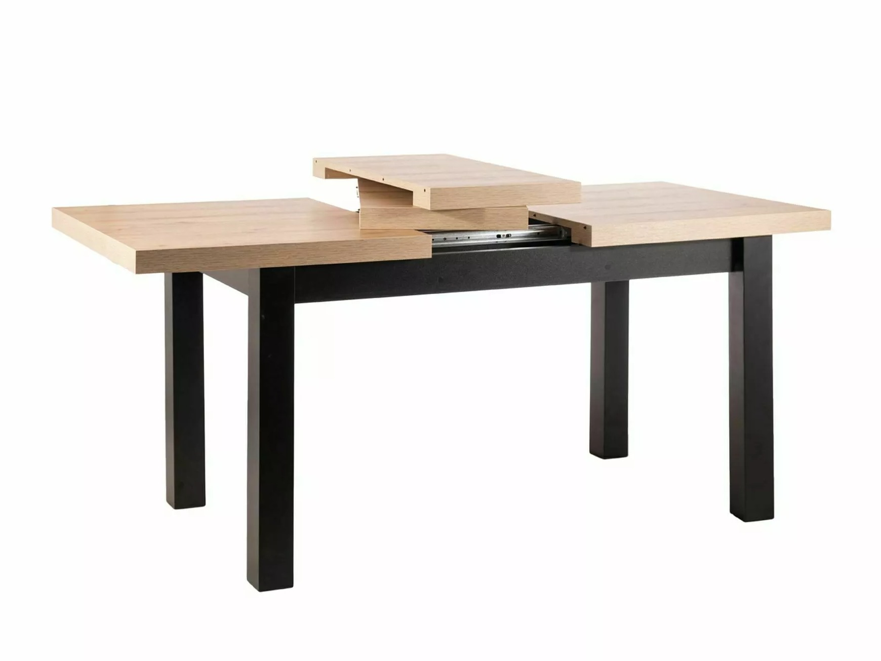 Mesa Detroit 976 (Preto + Carvalho Artisan)
