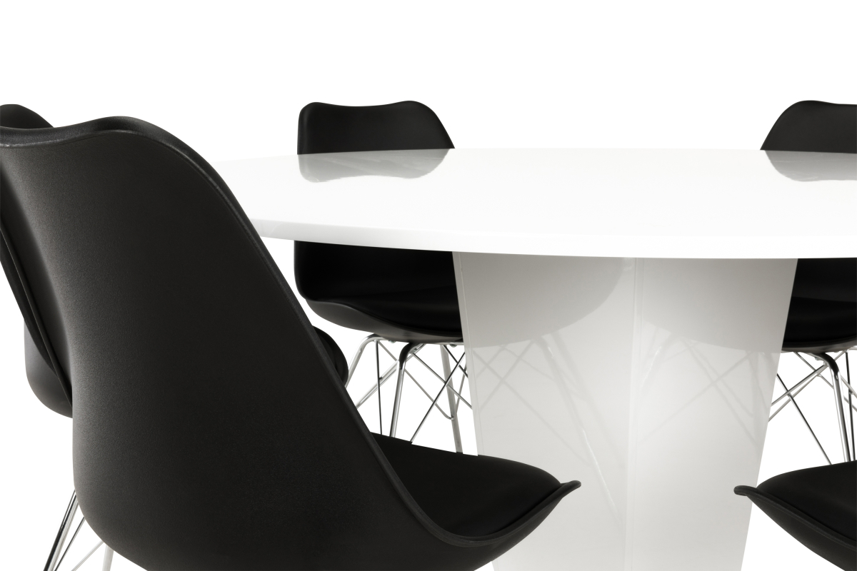 Conjunto para refeições Scandinavian Choice 605 (Preto + Prata)