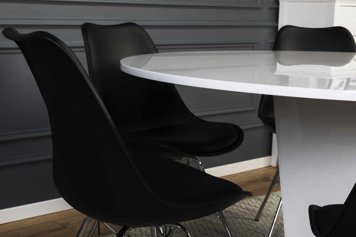 Conjunto para refeições Scandinavian Choice 605 (Preto + Prata)