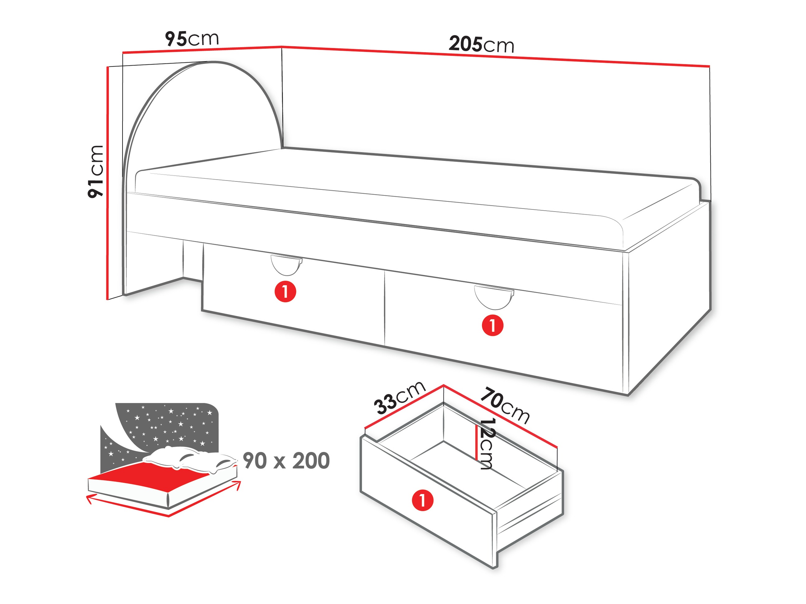 Cama Fivelbi 111