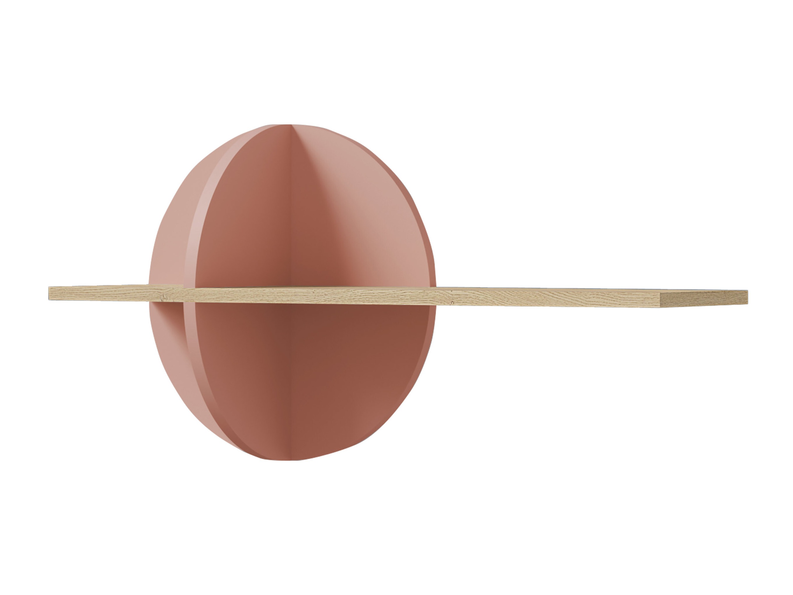 Estante de parede Fivelbi 116 (Carvalho Cremona + Rosa)