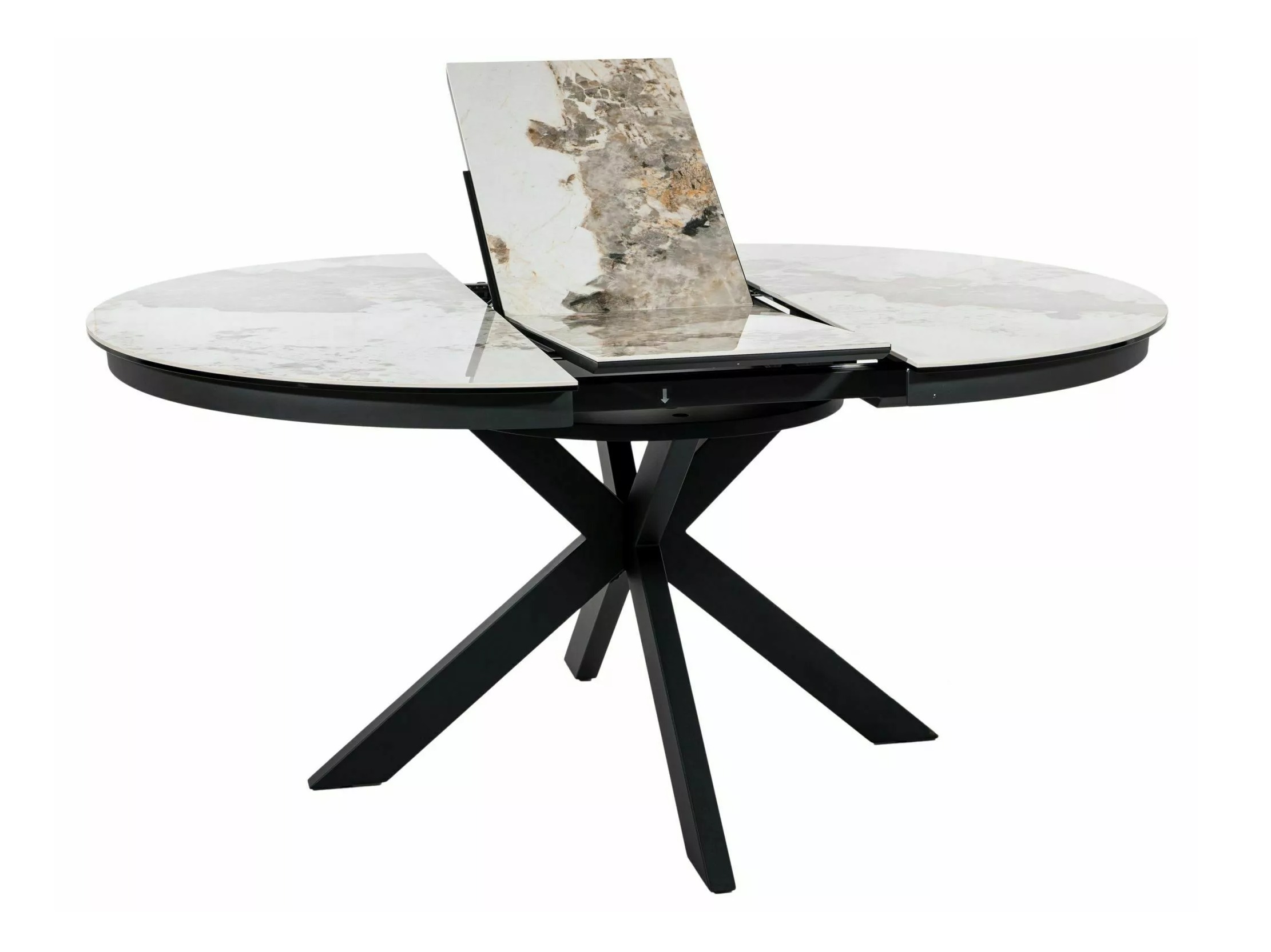 Mesa Detroit 998 (Marmore branco + Preto)