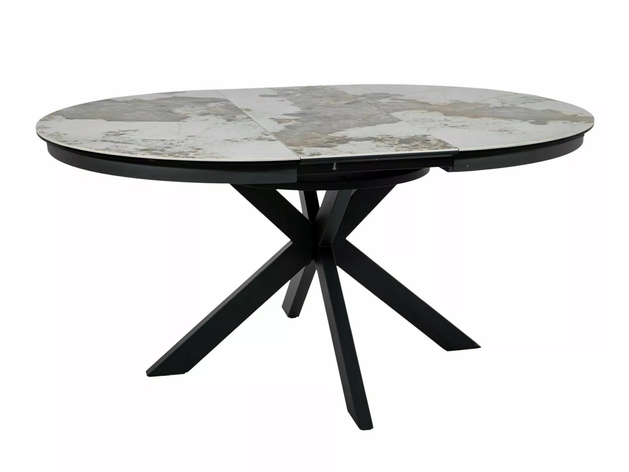 Mesa Detroit 998 (Marmore branco + Preto)