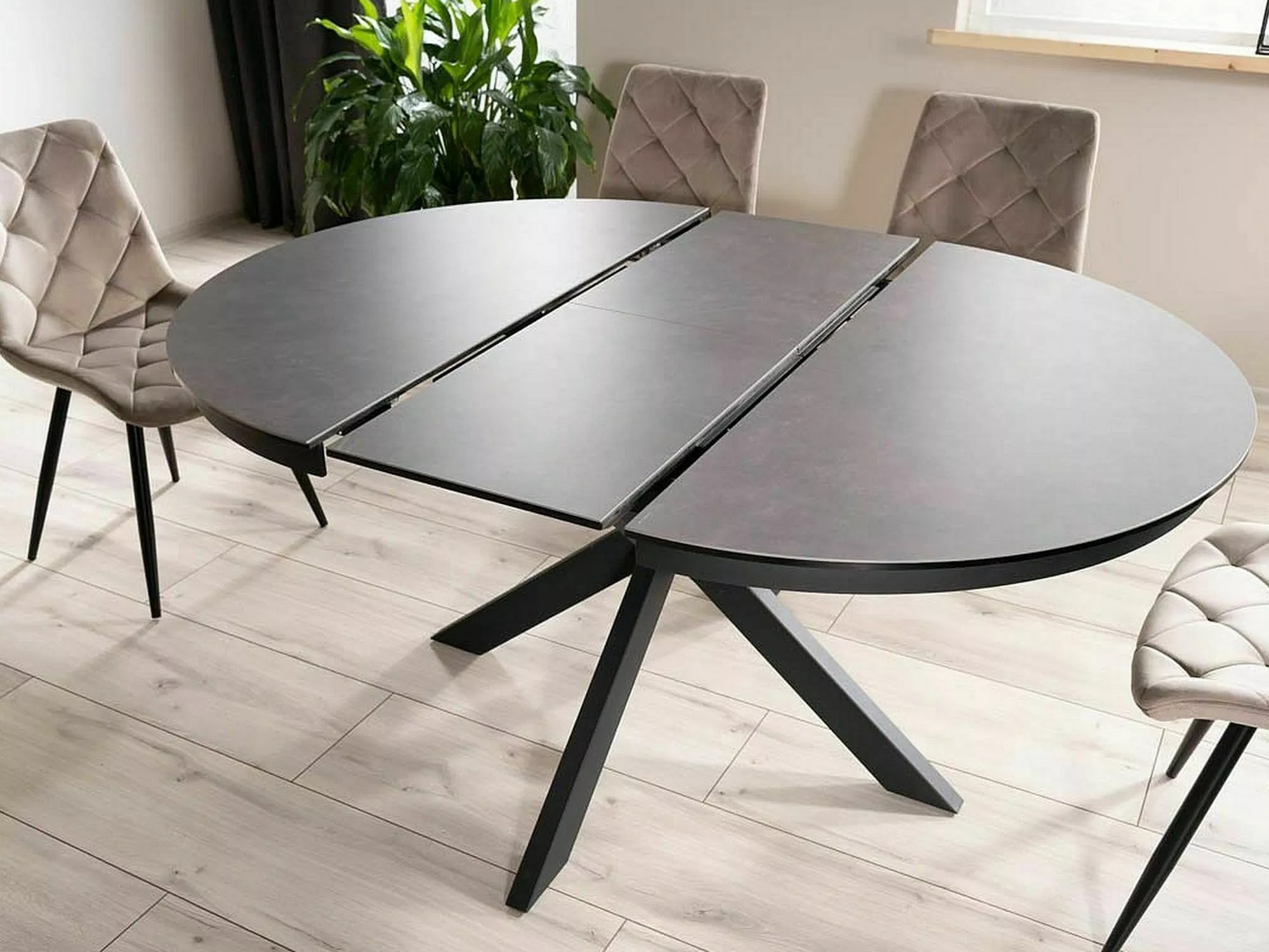 Mesa Detroit 998 (Preto + Cinzento escuro)