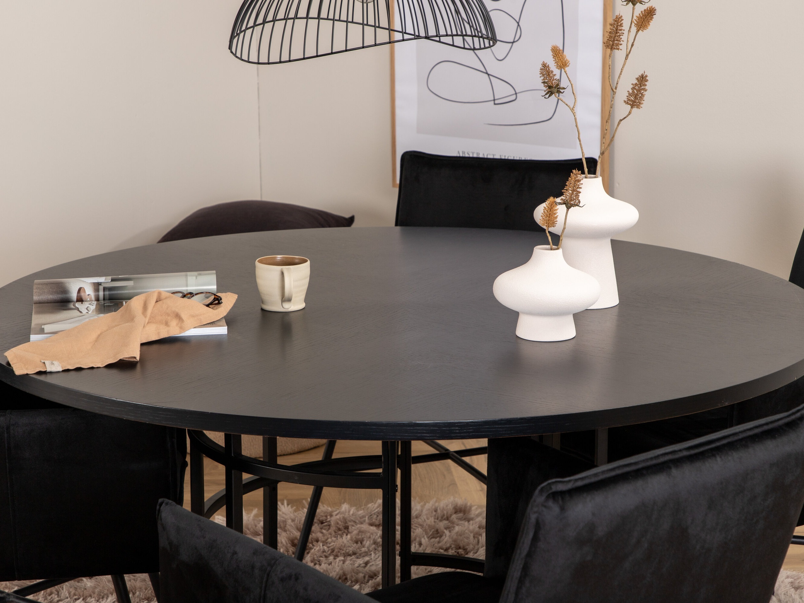 Conjunto para refeições Dallas 2337 (Preto)
