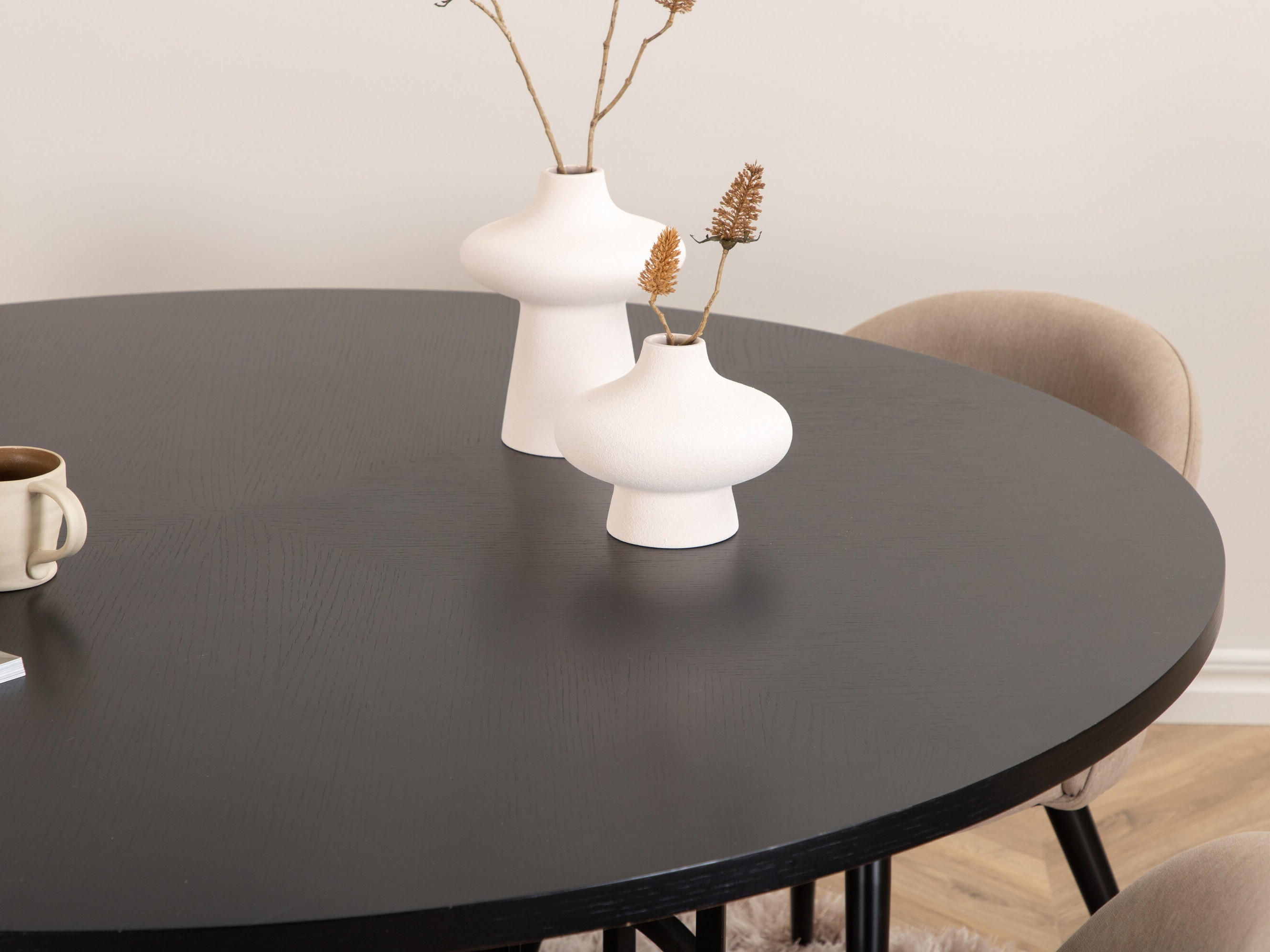 Conjunto para refeições Dallas 2386 (Preto + Bege)