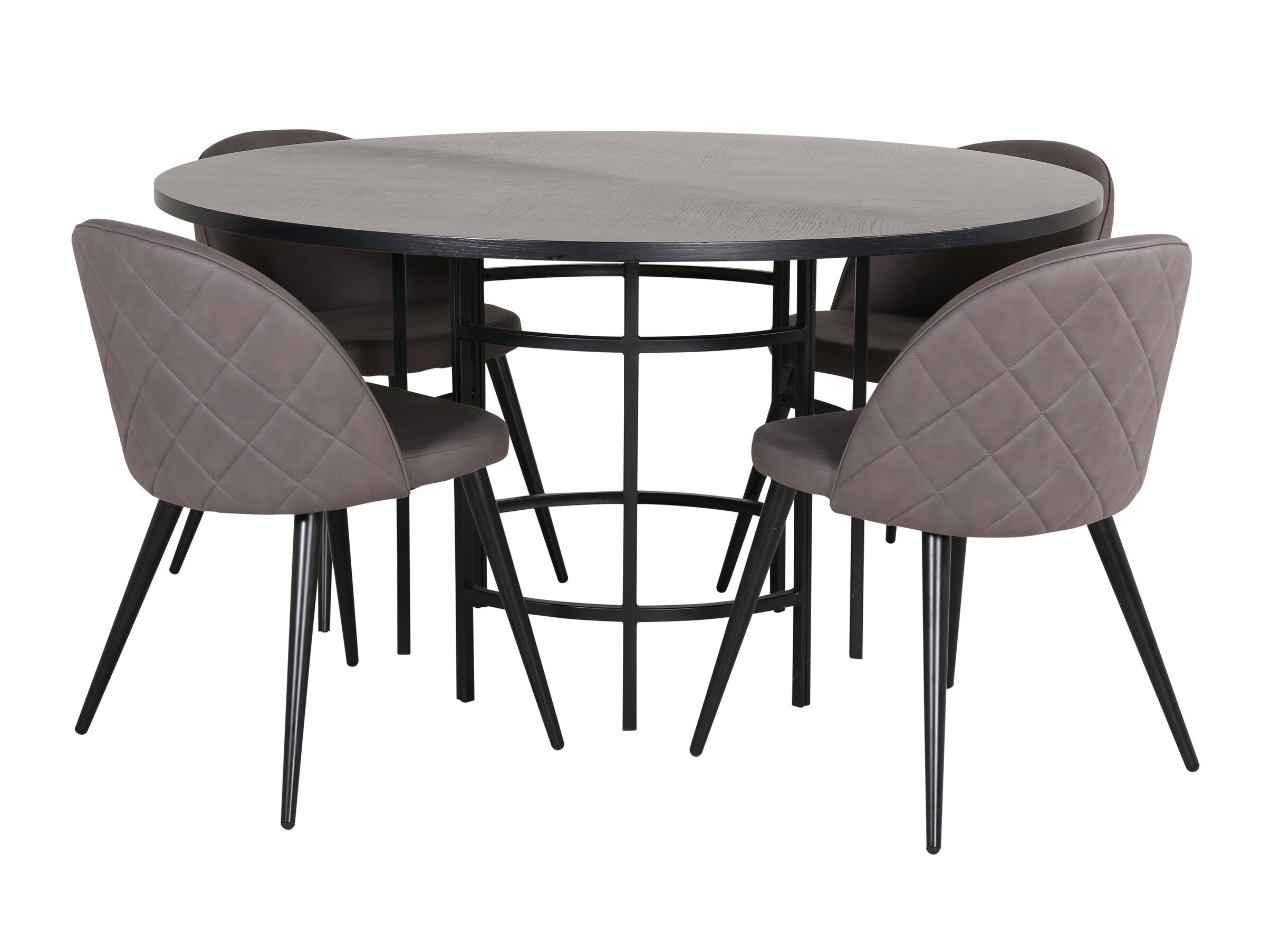 Conjunto para refeições Dallas 2386 (Preto + Cinzento)