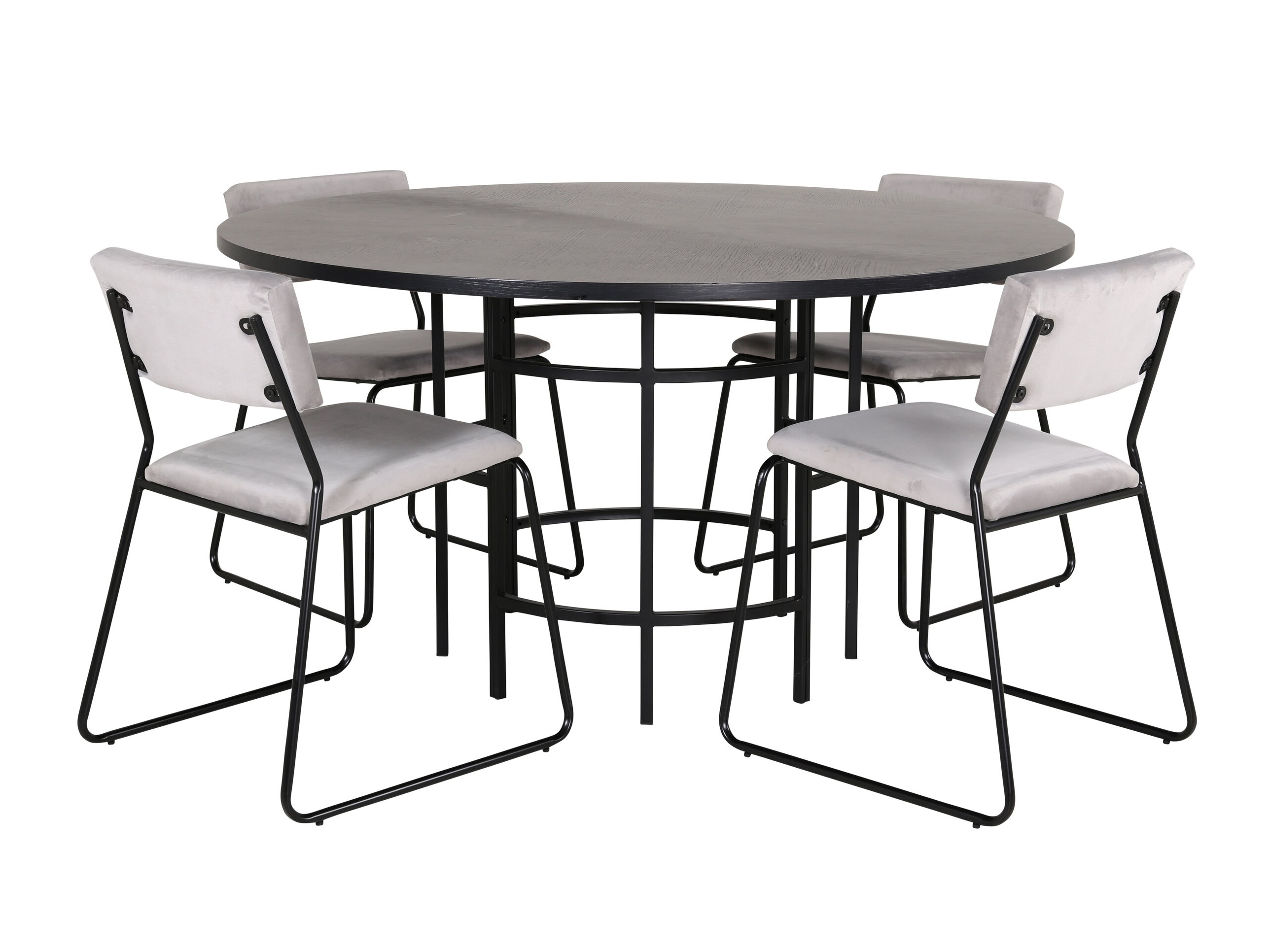 Conjunto para refeições Dallas 2393 (Preto + Cinzento)