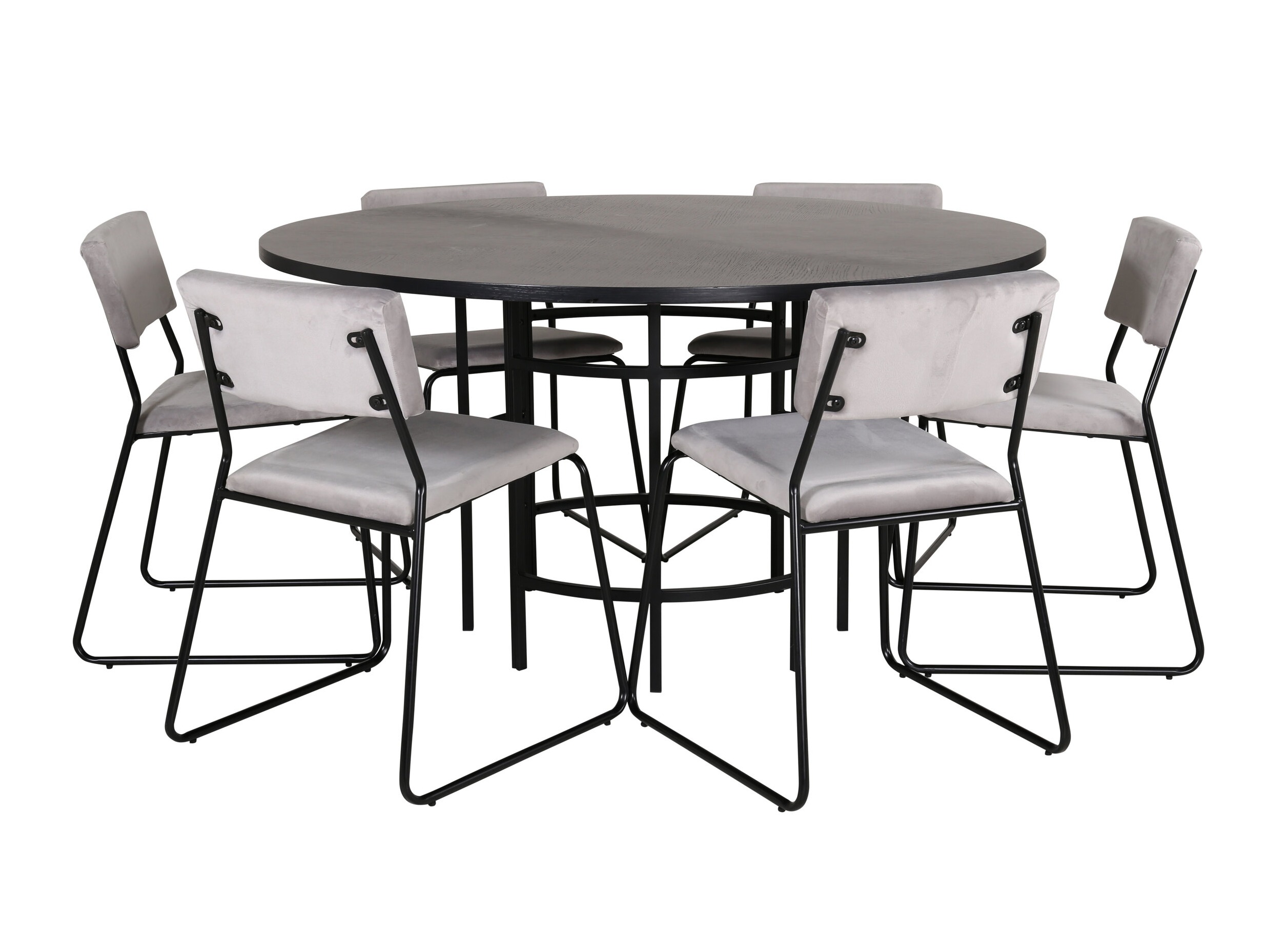 Conjunto para refeições Dallas 2399 (Preto + Cinzento)