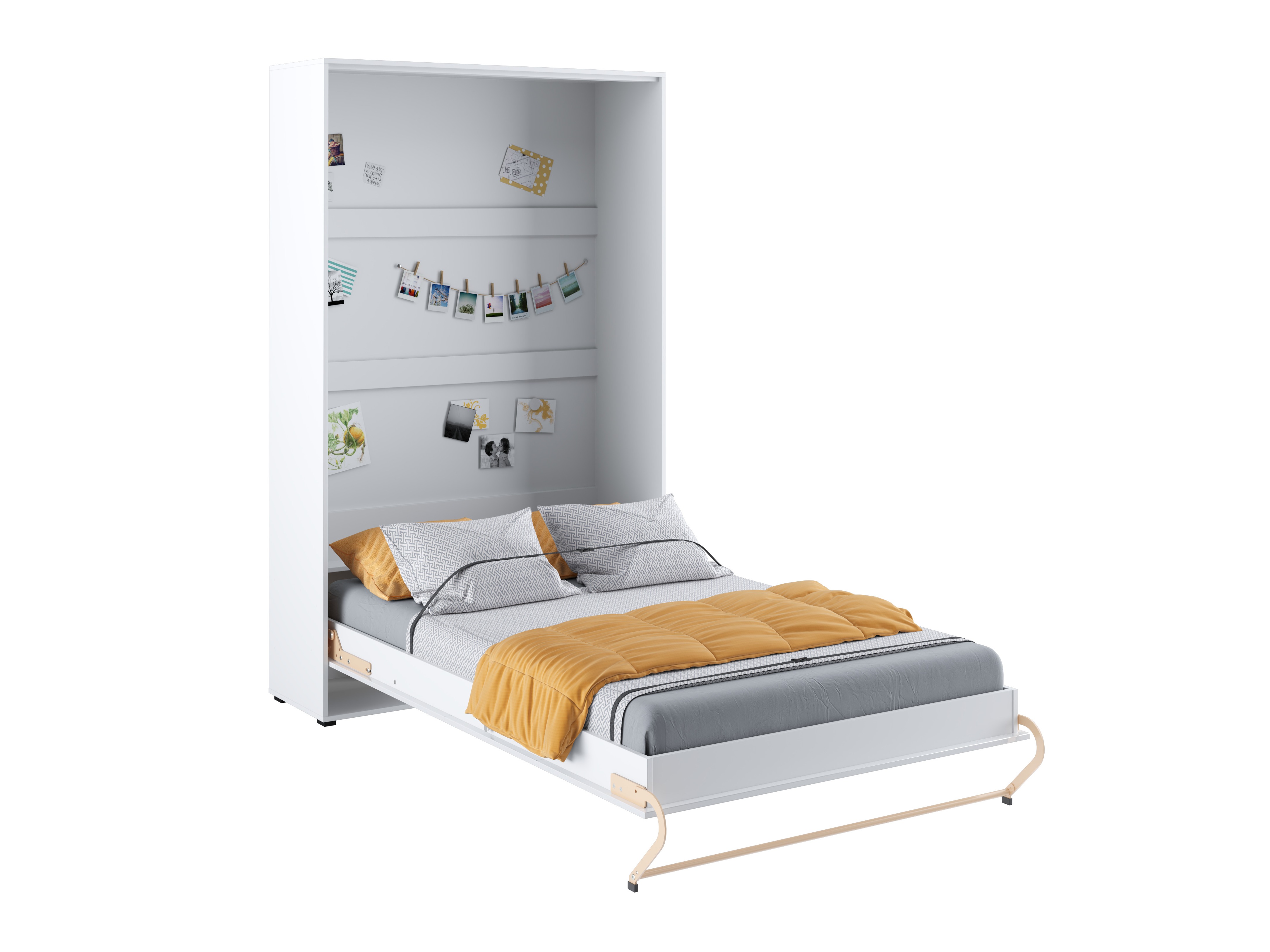 Cama rebatível Concept Pro Lenart III (Branco + Branco brilhante)