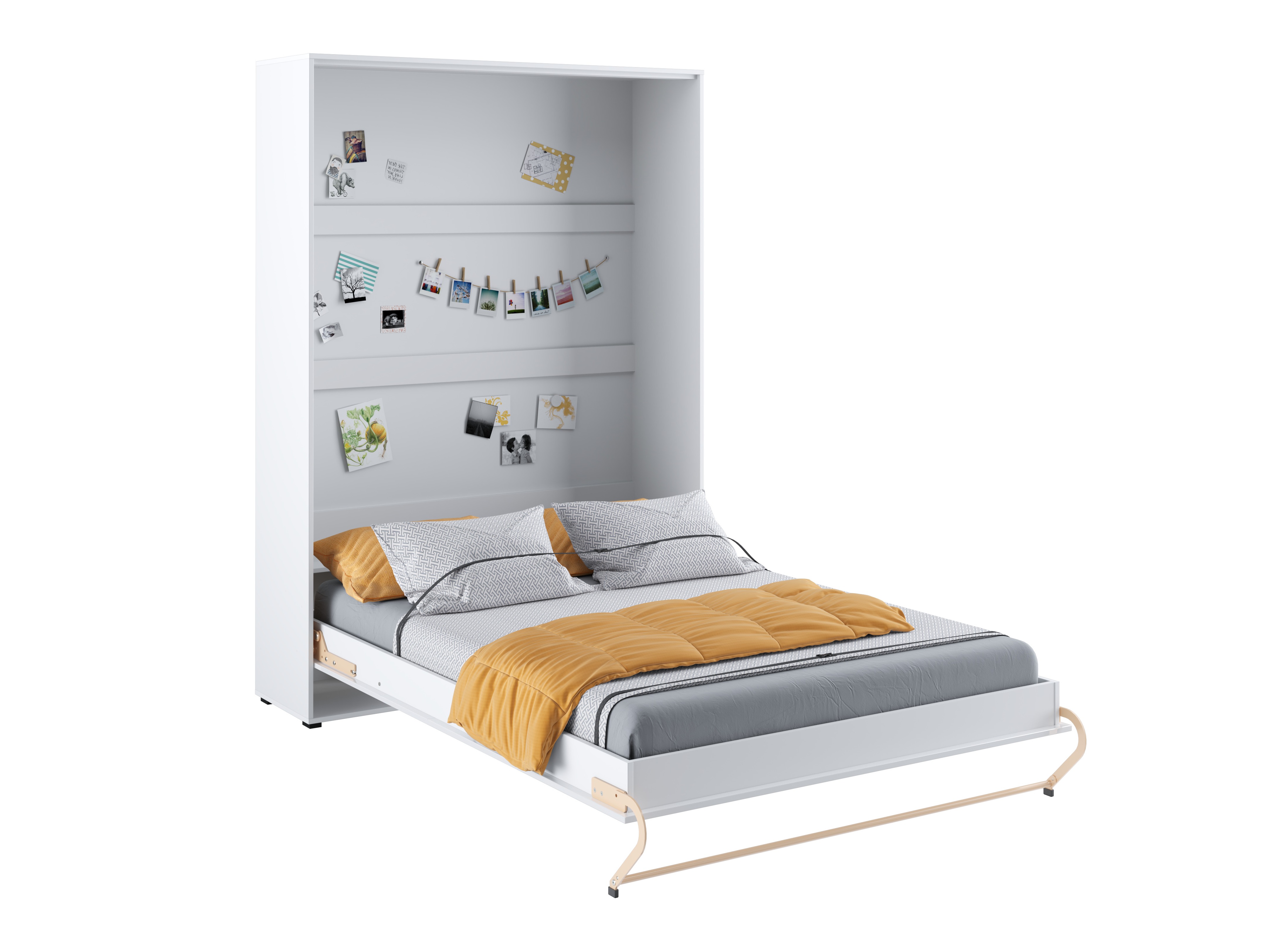 Cama rebatível Concept Pro Lenart III (Branco + Branco brilhante)