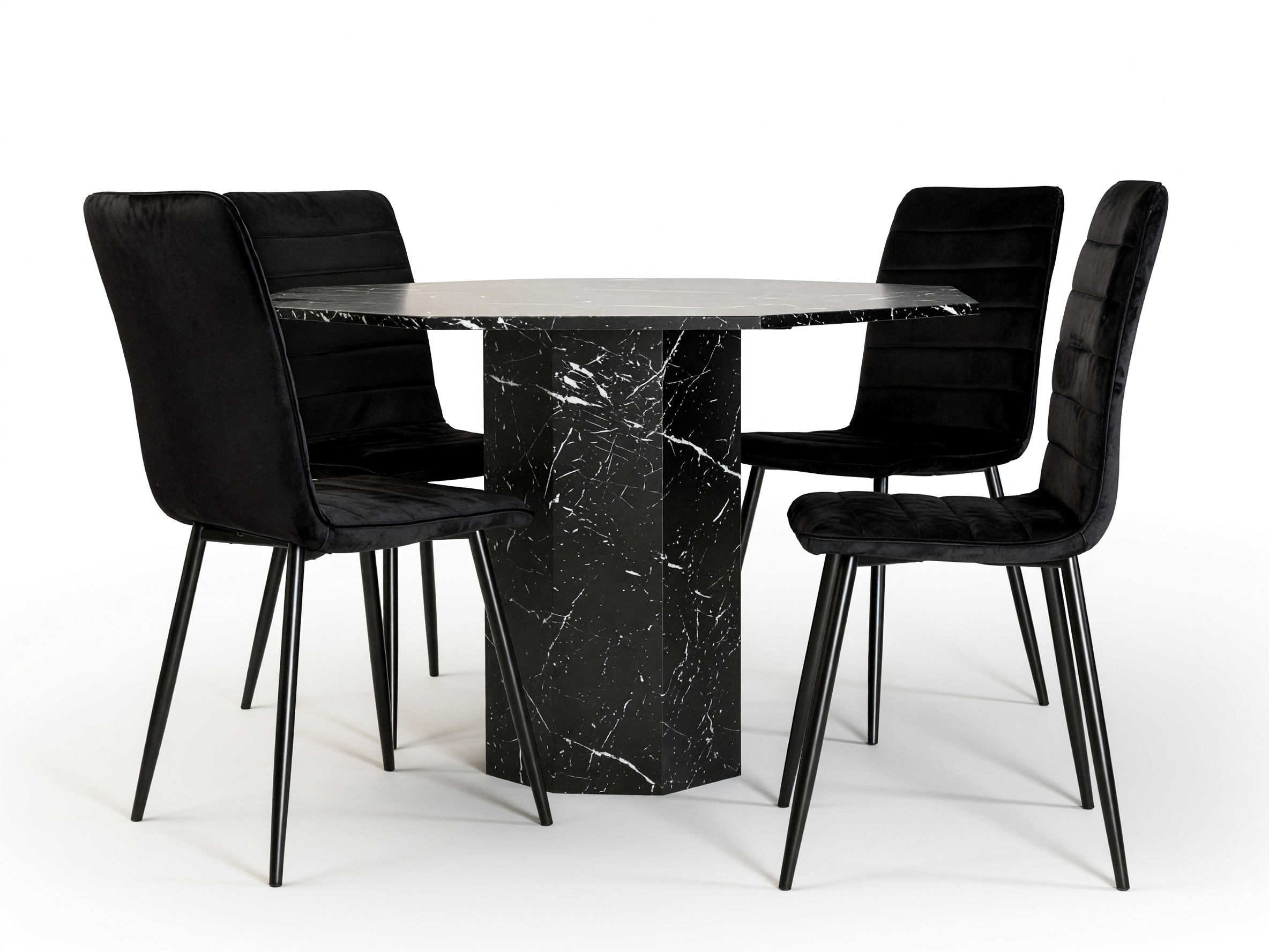 Conjunto para refeições Dallas 2617 (Preto)