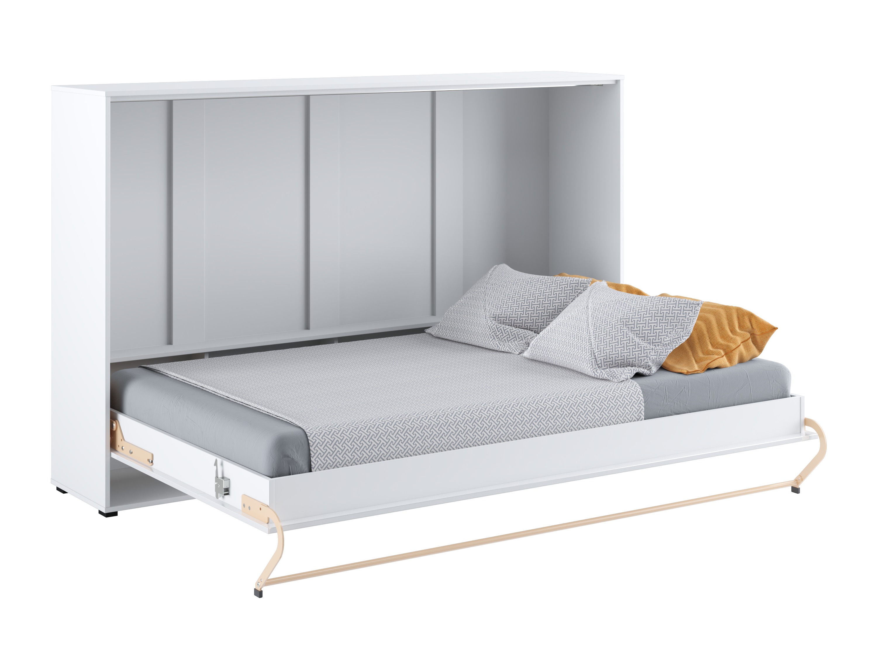 Cama rebatível Concept Pro Lenart IV (Branco + Branco brilhante)